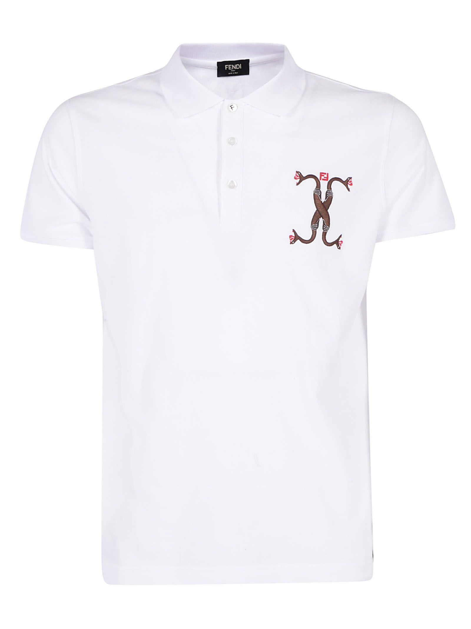 Fendi Fendi Polo Shirt - White - 10887753 | italist