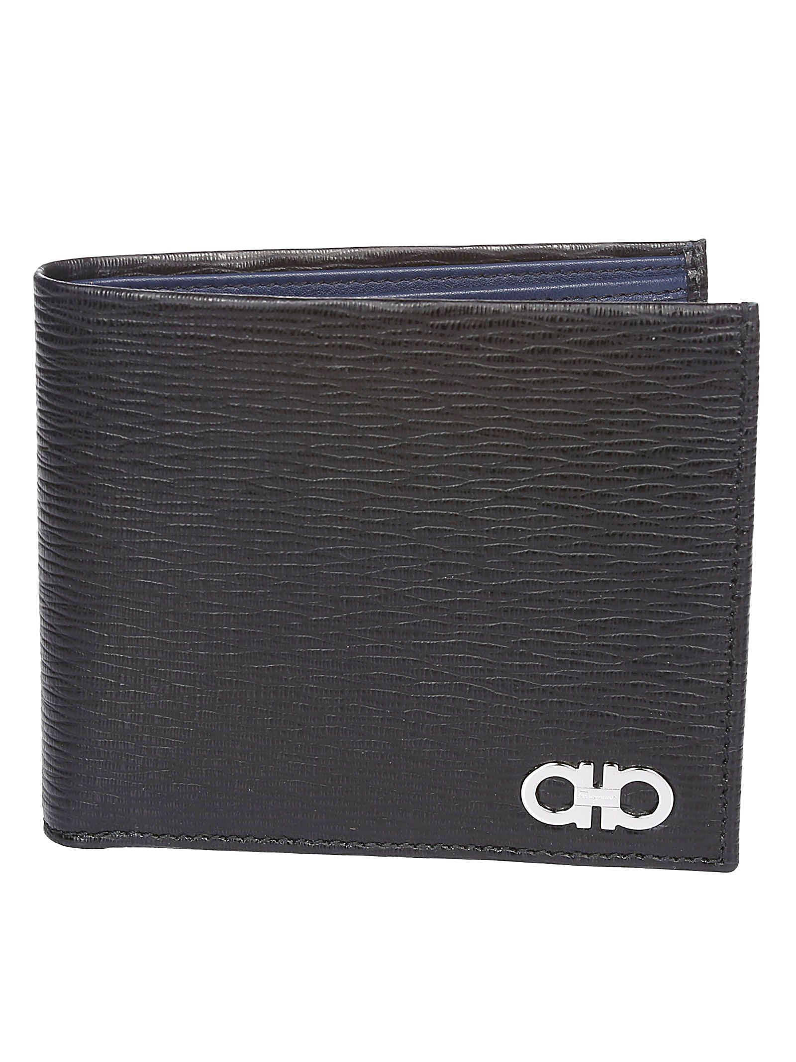 Click to view more detailed imagery on our partner's website Salvatore Ferragamo Double Gancio Wallet In Black