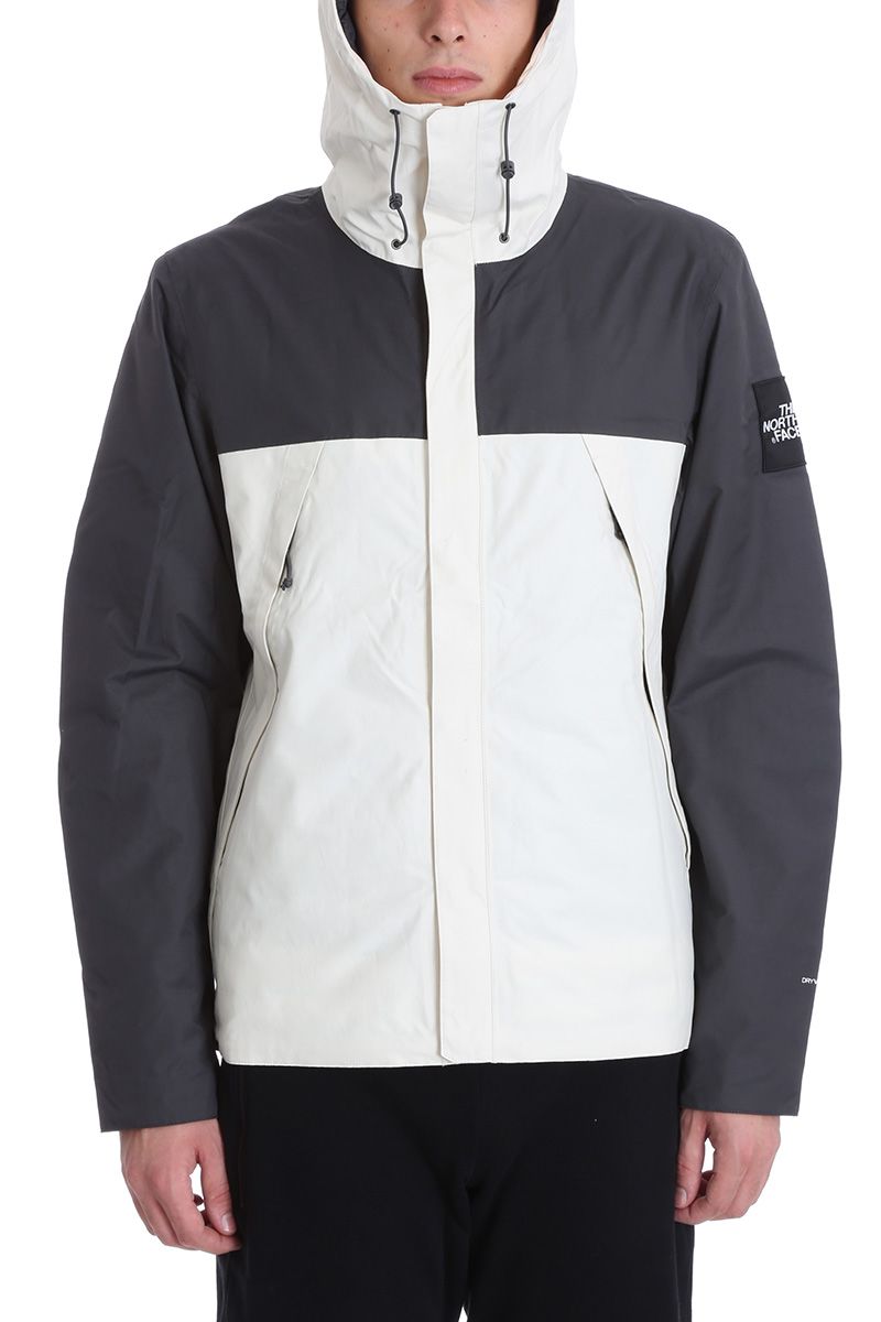 The North Face The North Face Grey/white Nylon Jacket - white
