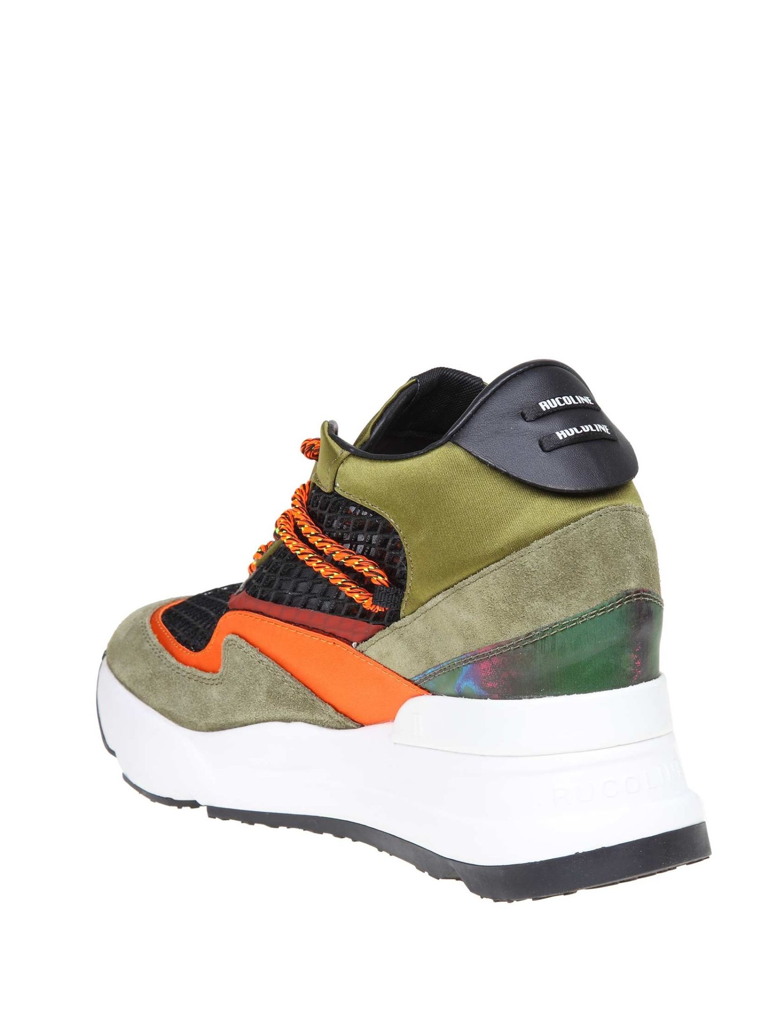 Ruco Line Rucoline Sneakers R-evolve In Fabric And Satin - Orange ...