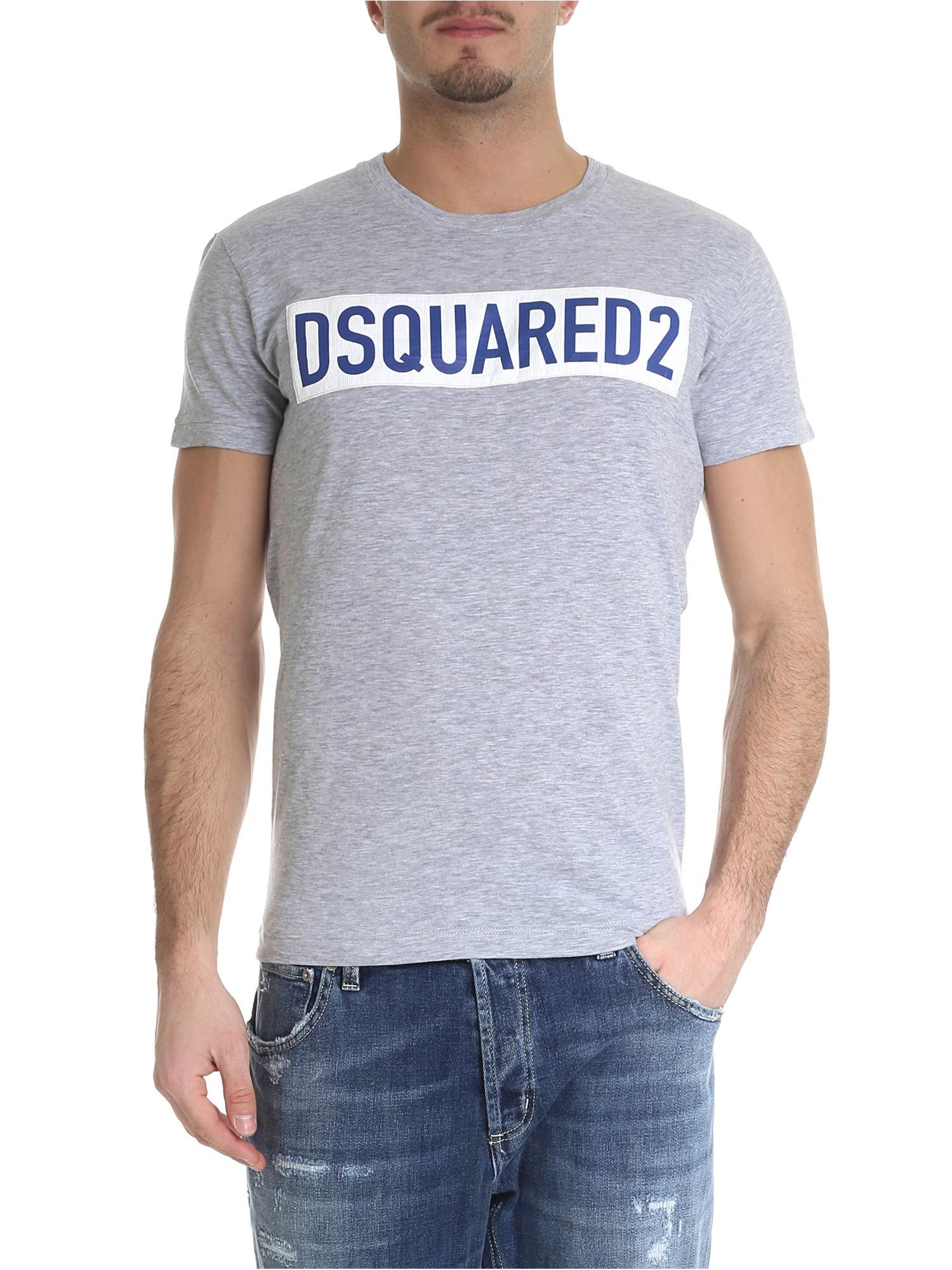 Dsquared2 Dsquared2 Logo Print T-shirt - Gray - 10814708 | italist