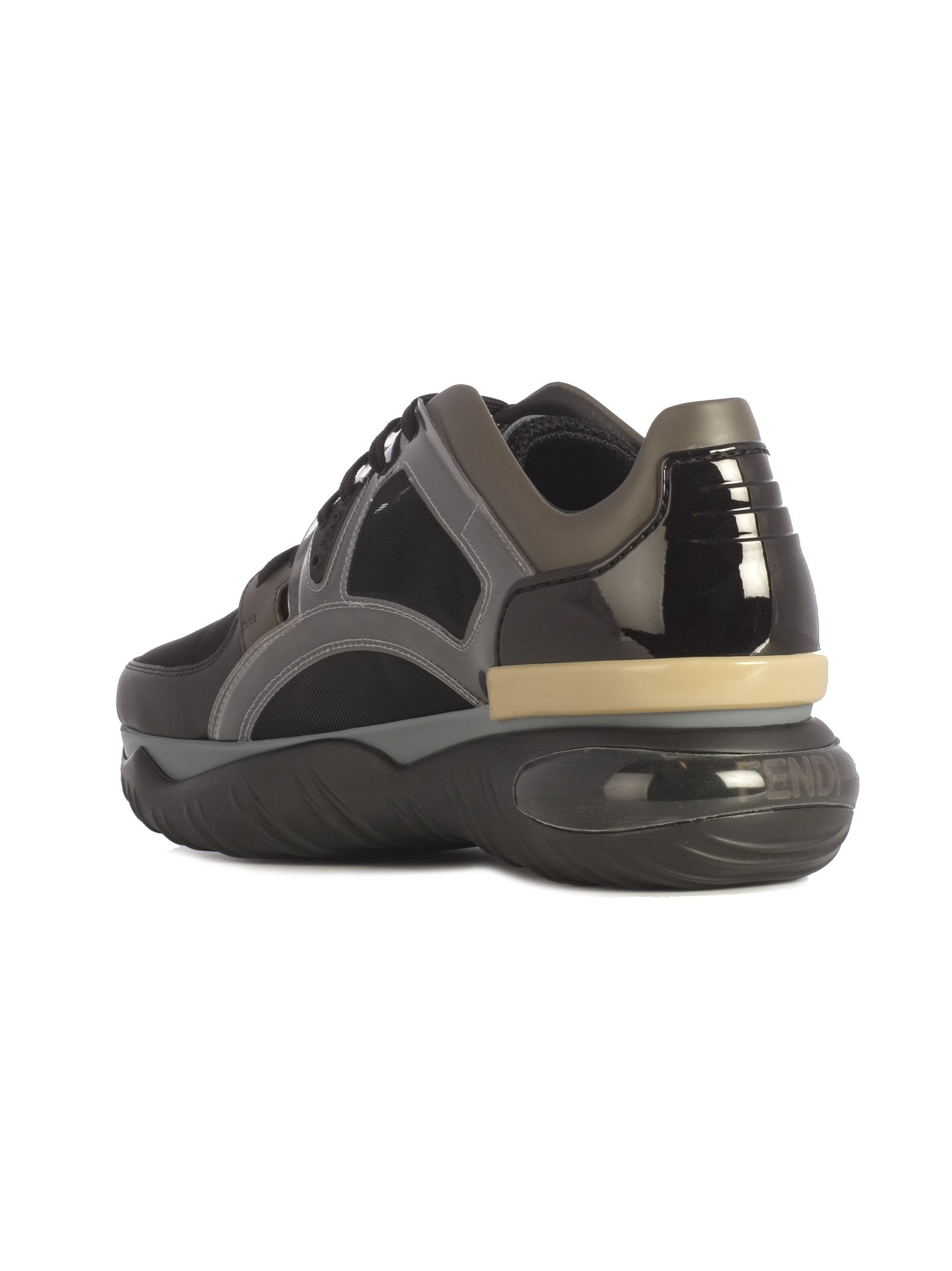 Fendi Fendi Monogram Runner Sneakers - Nocciola Black - 10861425 | italist