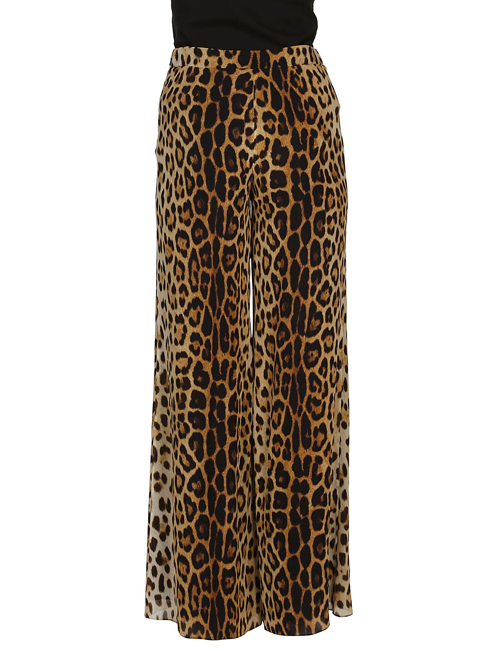Moschino Moschino Leopard Print Trousers - Multicolor - 10788220 | italist