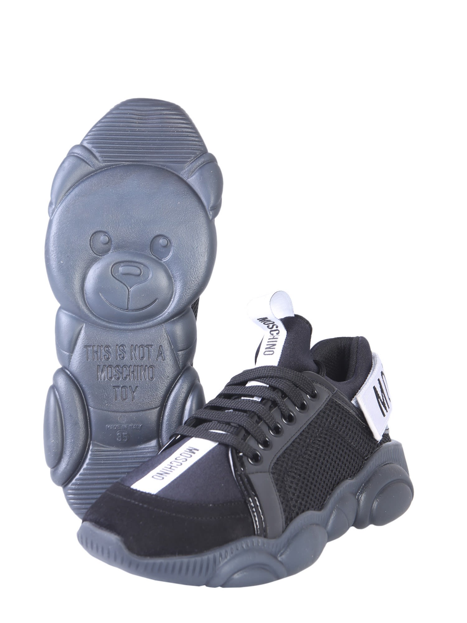 Moschino Moschino Teddy Bear Run Sneakers NERO