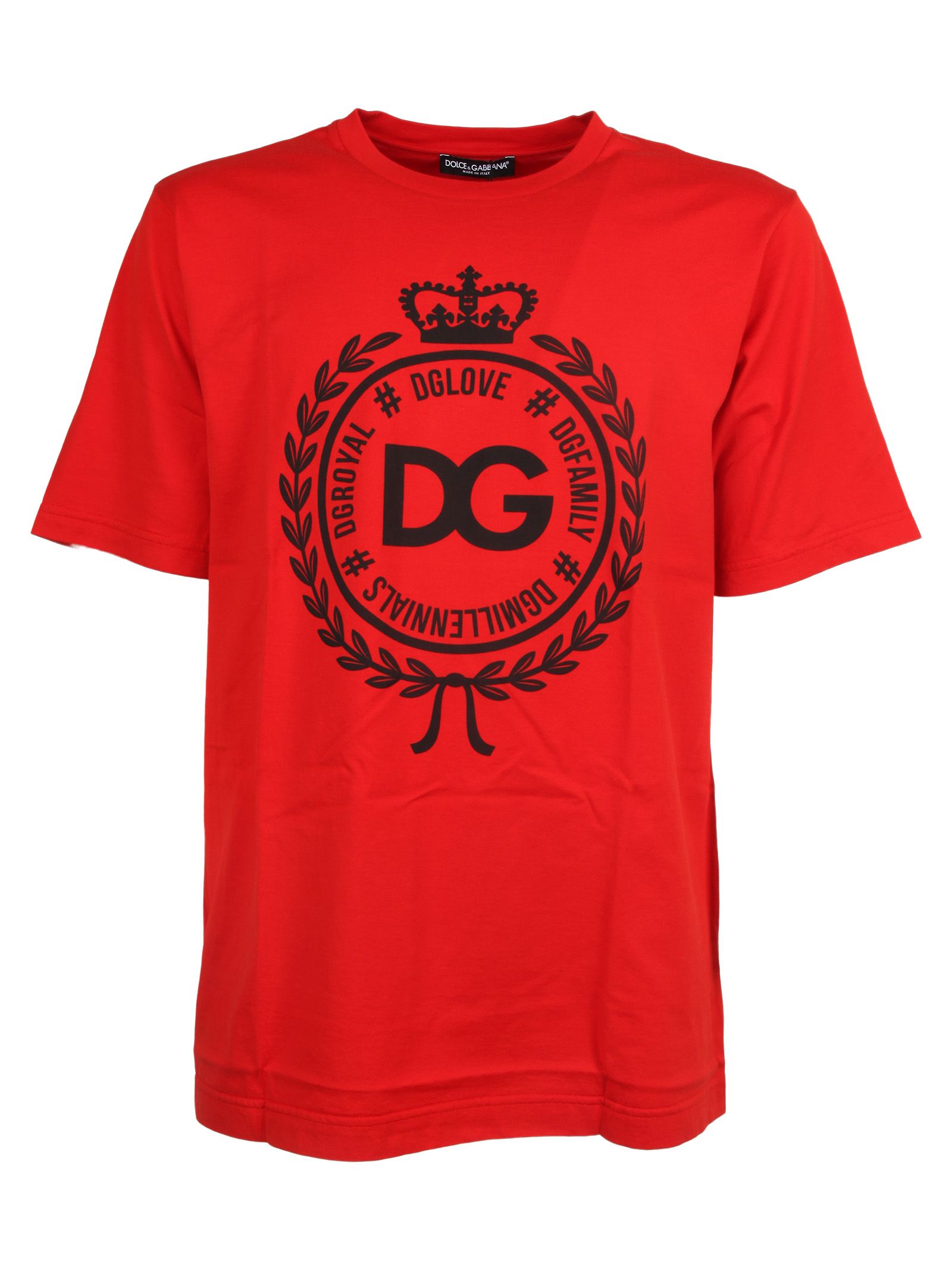 Dolce & Gabbana Dolce & Gabbana Dg Crest Logo T-shirt - Arancio ...