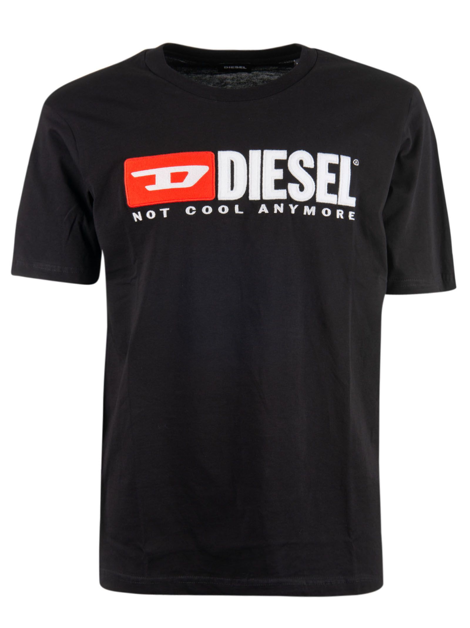Diesel Diesel Logo Print Tshirt Black 10763514 italist