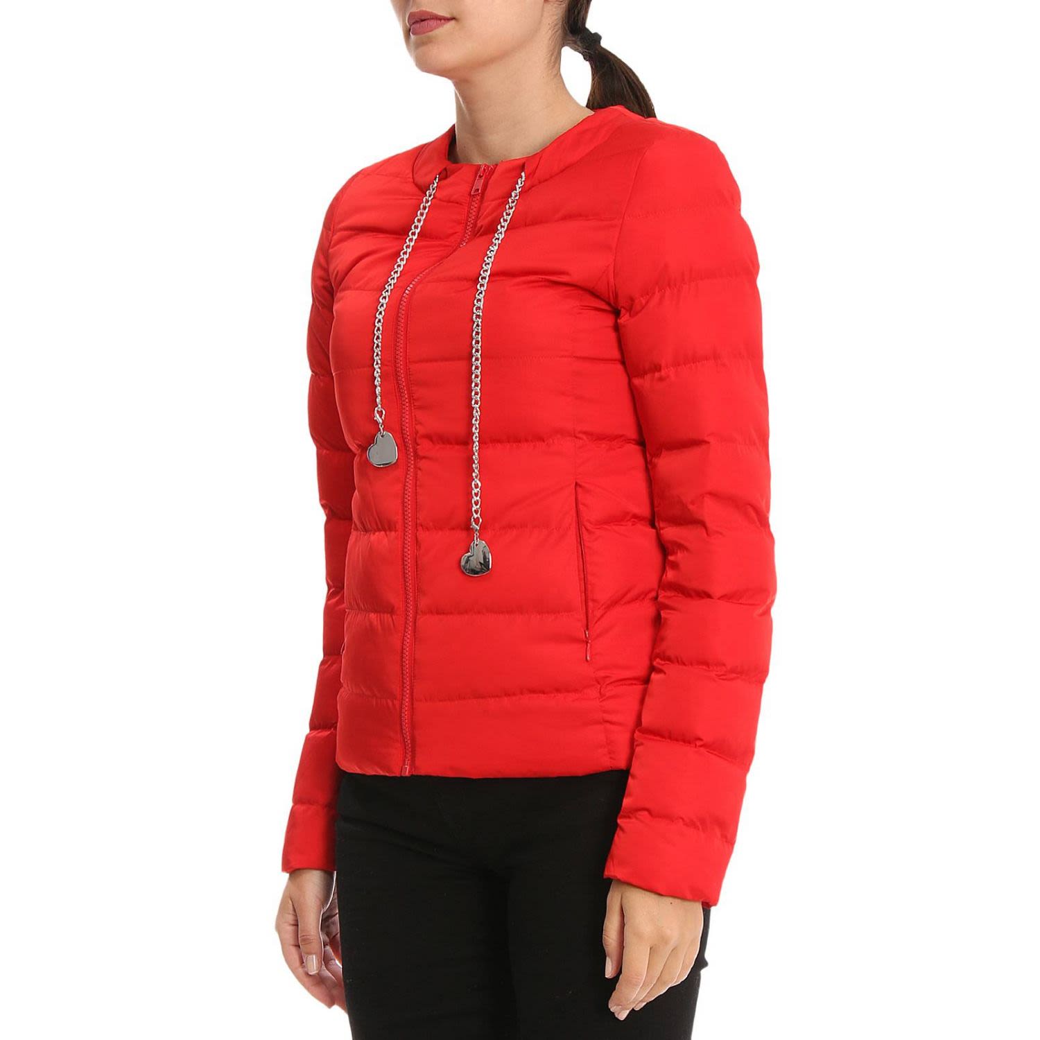 love moschino puffer jacket women's