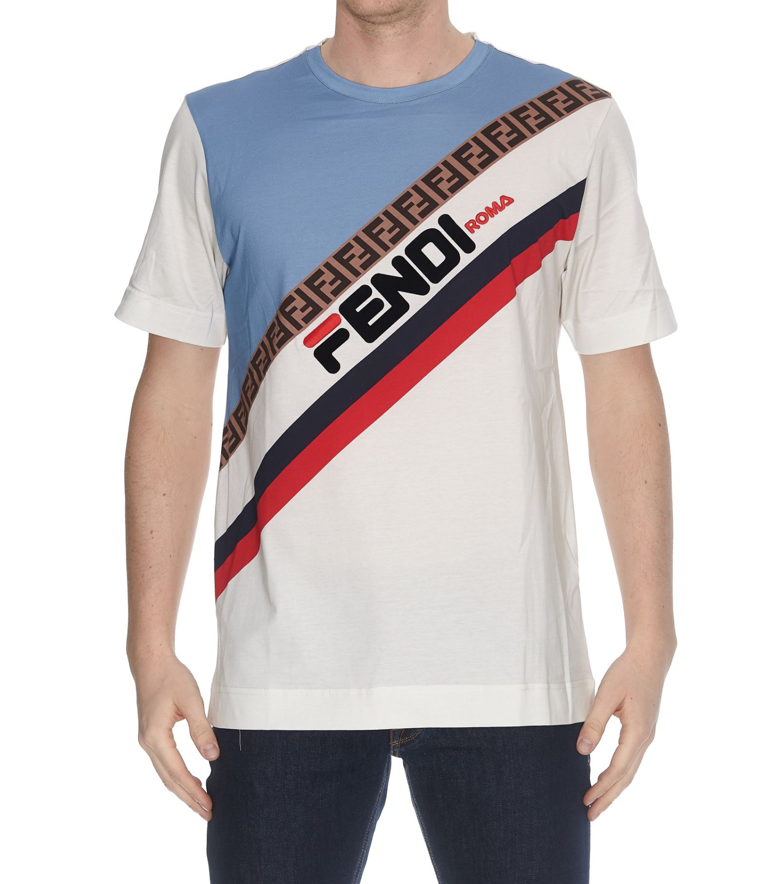 Fendi Fendi Ff Fendi Roma T-shirt - Multicolor - 10935754 | italist