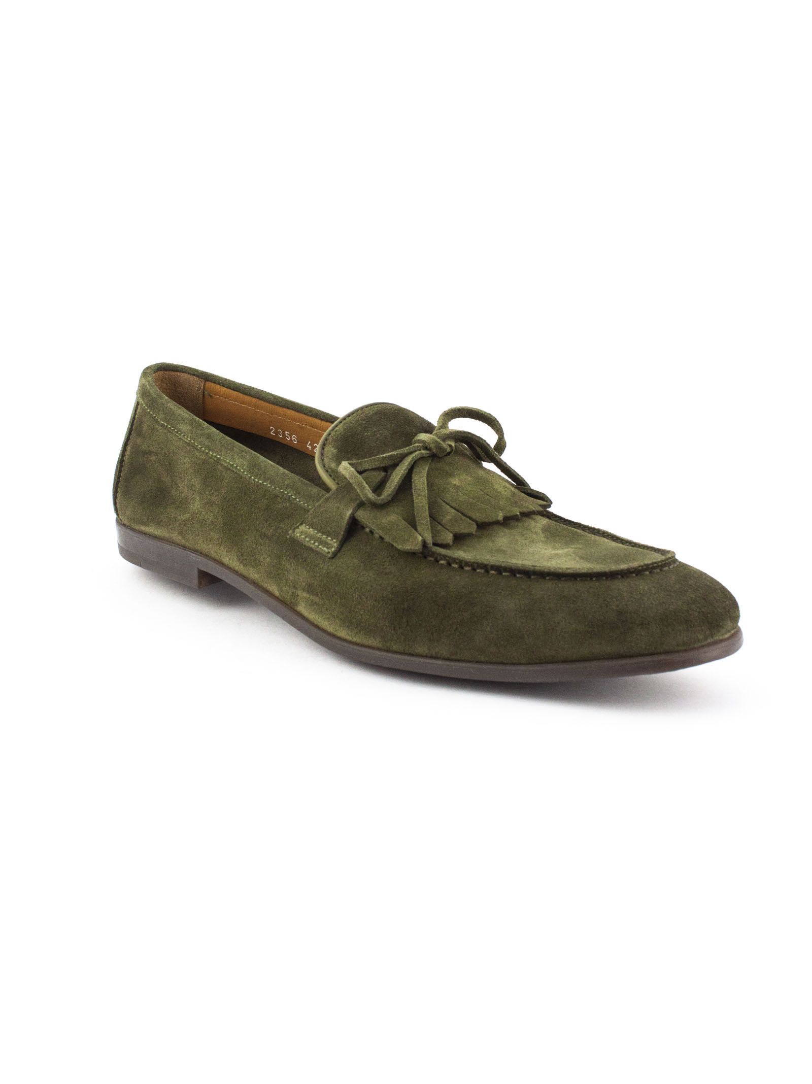 Doucal's Doucal's Sage-tone Suede Loafer - Salvia - 10814723 | italist