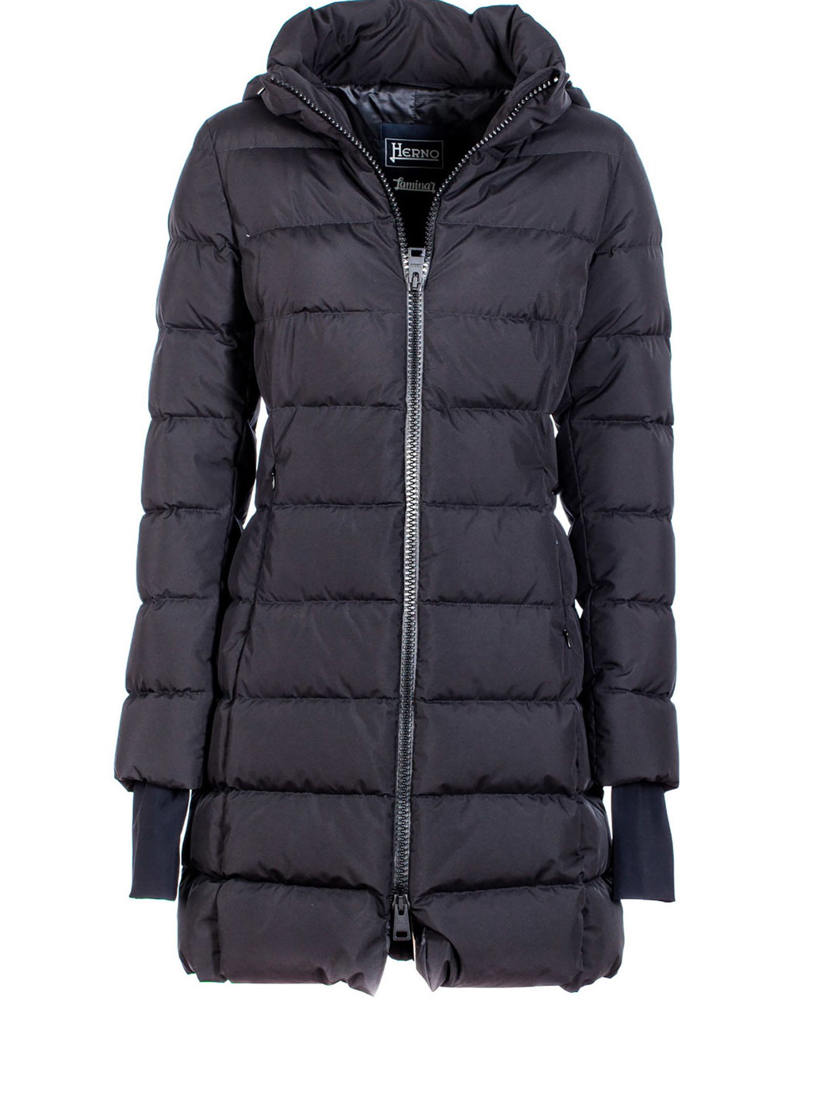 Herno Herno Quilted Long Down Jacket - Black - 8426546 | italist