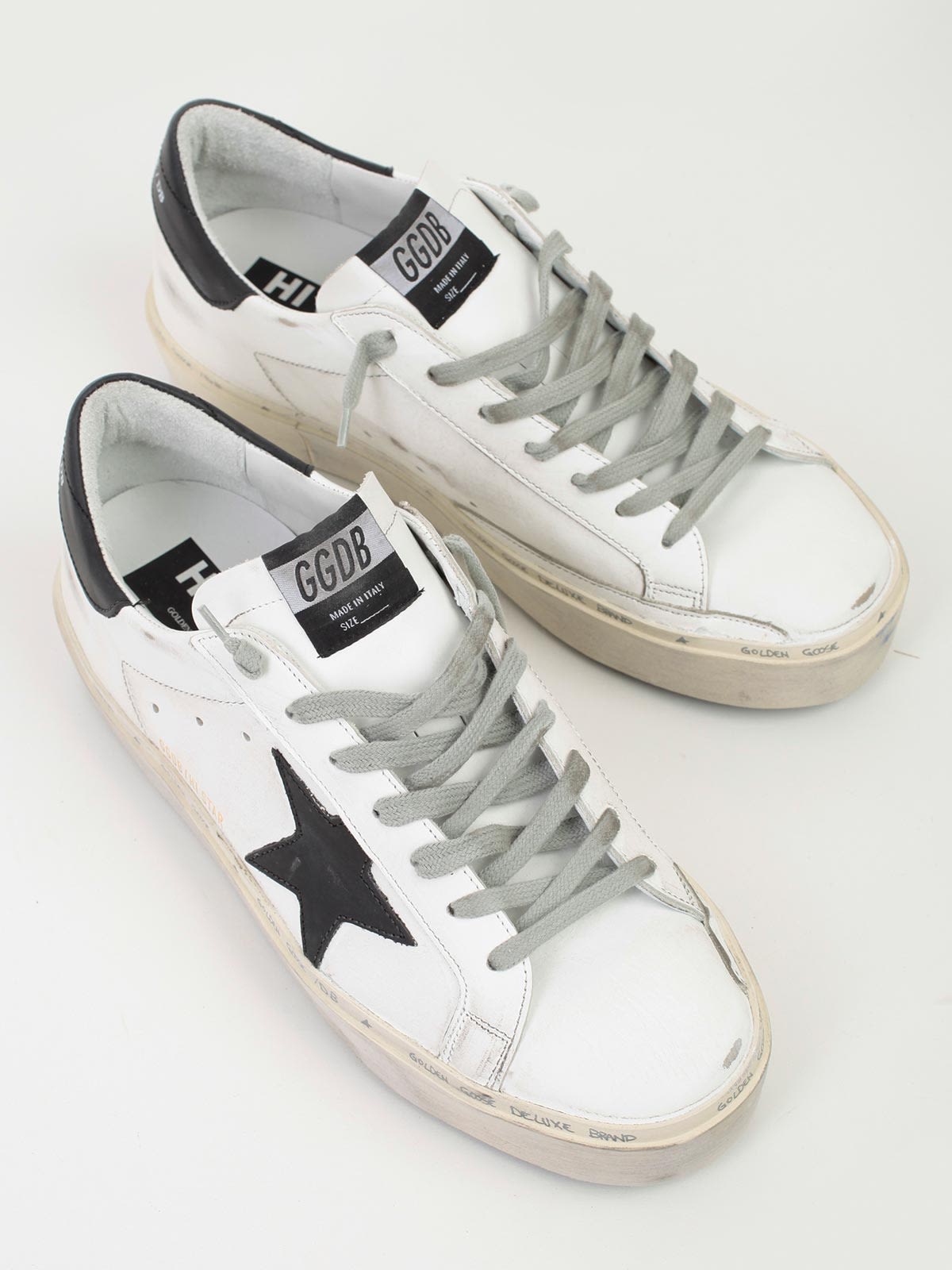 Golden Goose Golden Goose Deluxe Brand Hi Star Sneakers - White Leather ...
