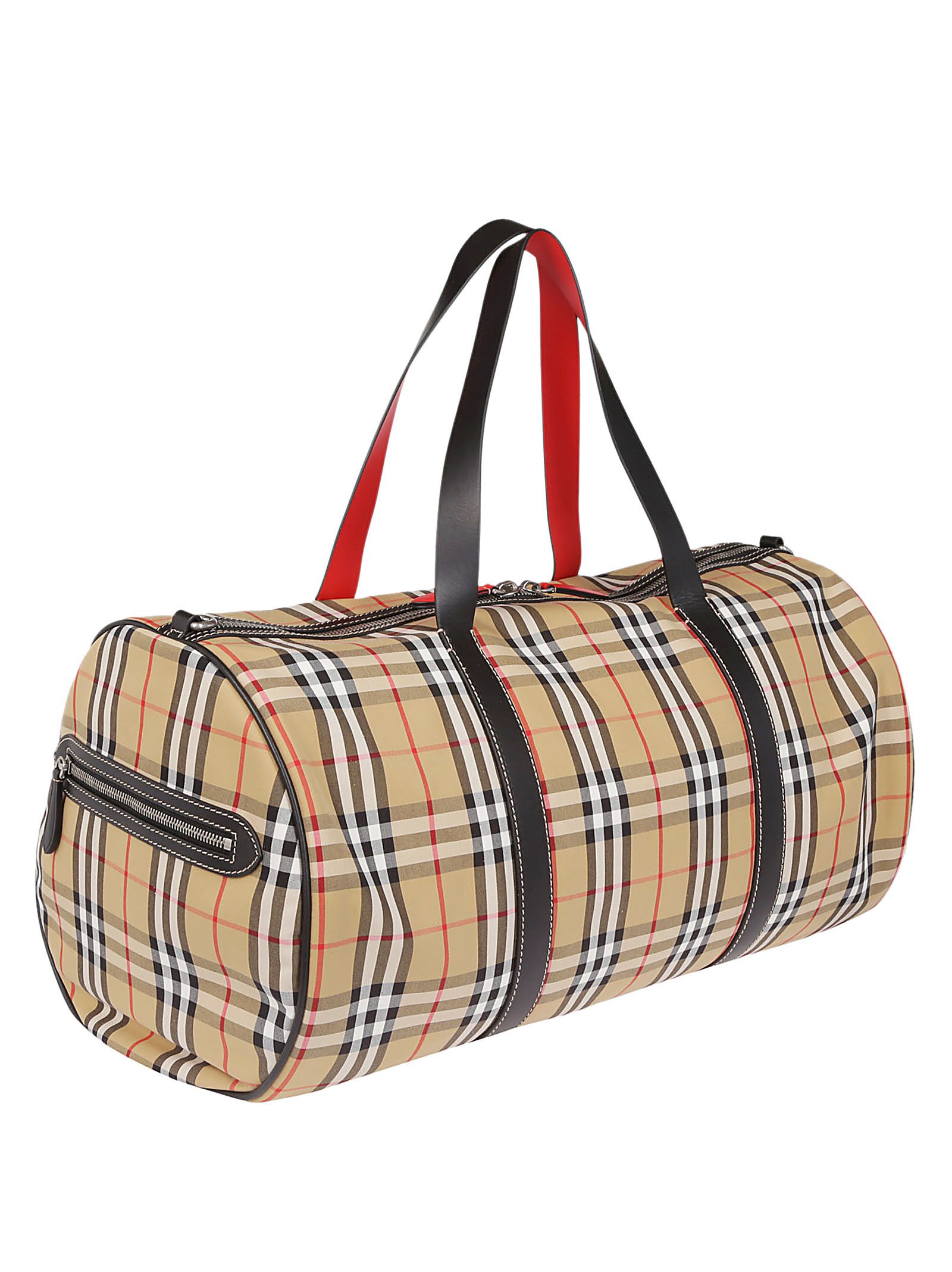 Burberry Burberry Vintage Check Duffle Bag - Fantasia - 10766583 | italist