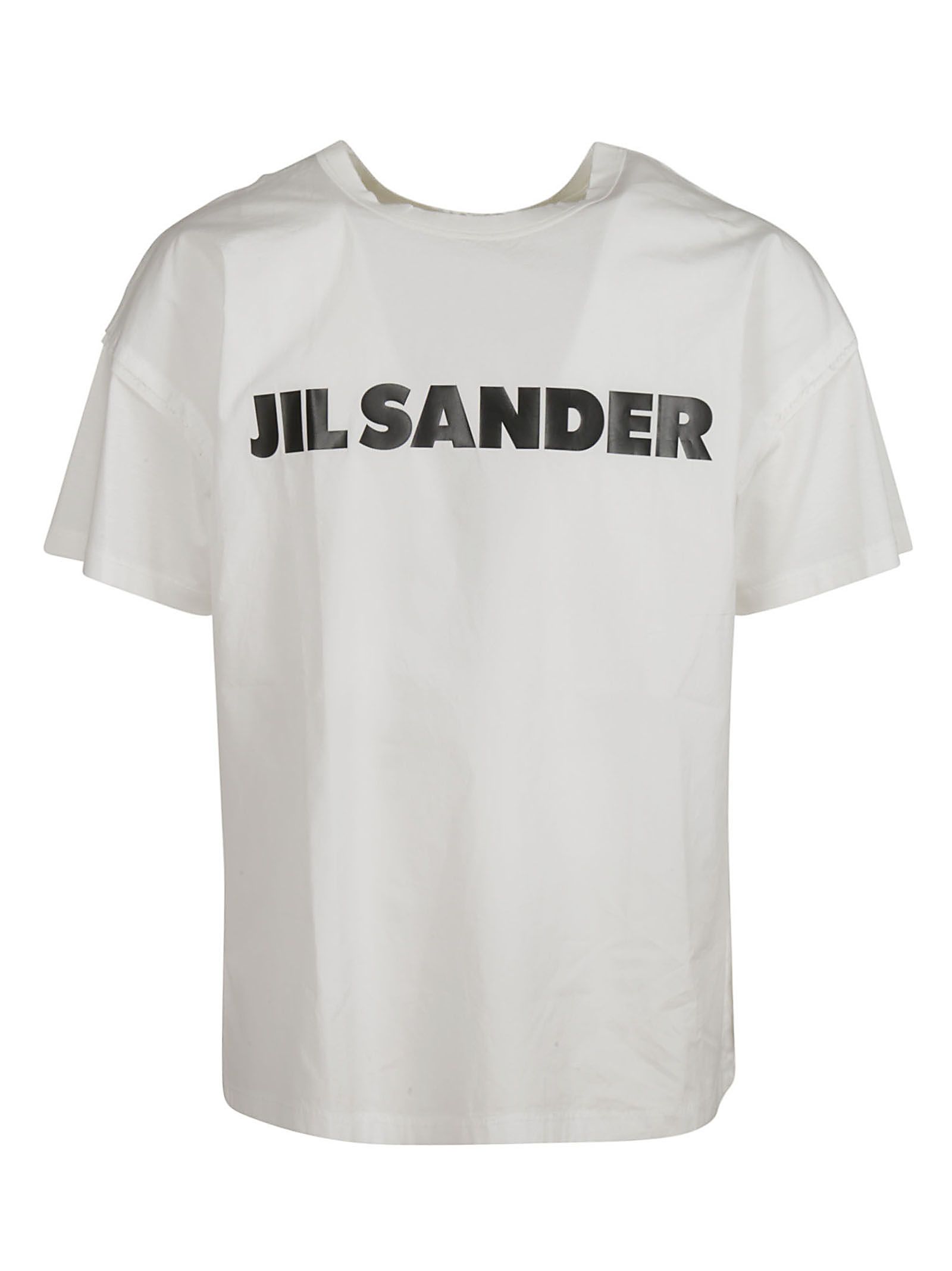 Jil Sander Jil Sander Logo Print T-shirt - White - 10956949 | italist