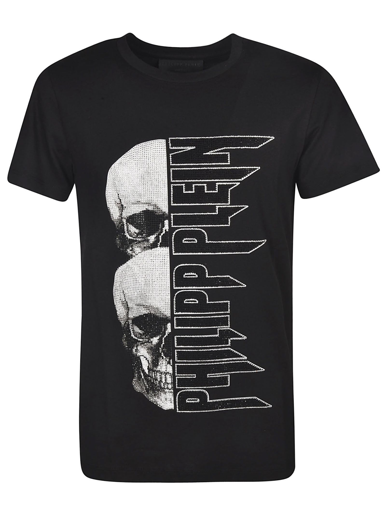 Philipp Plein Philipp Plein Skull Logo Print T-shirt ...