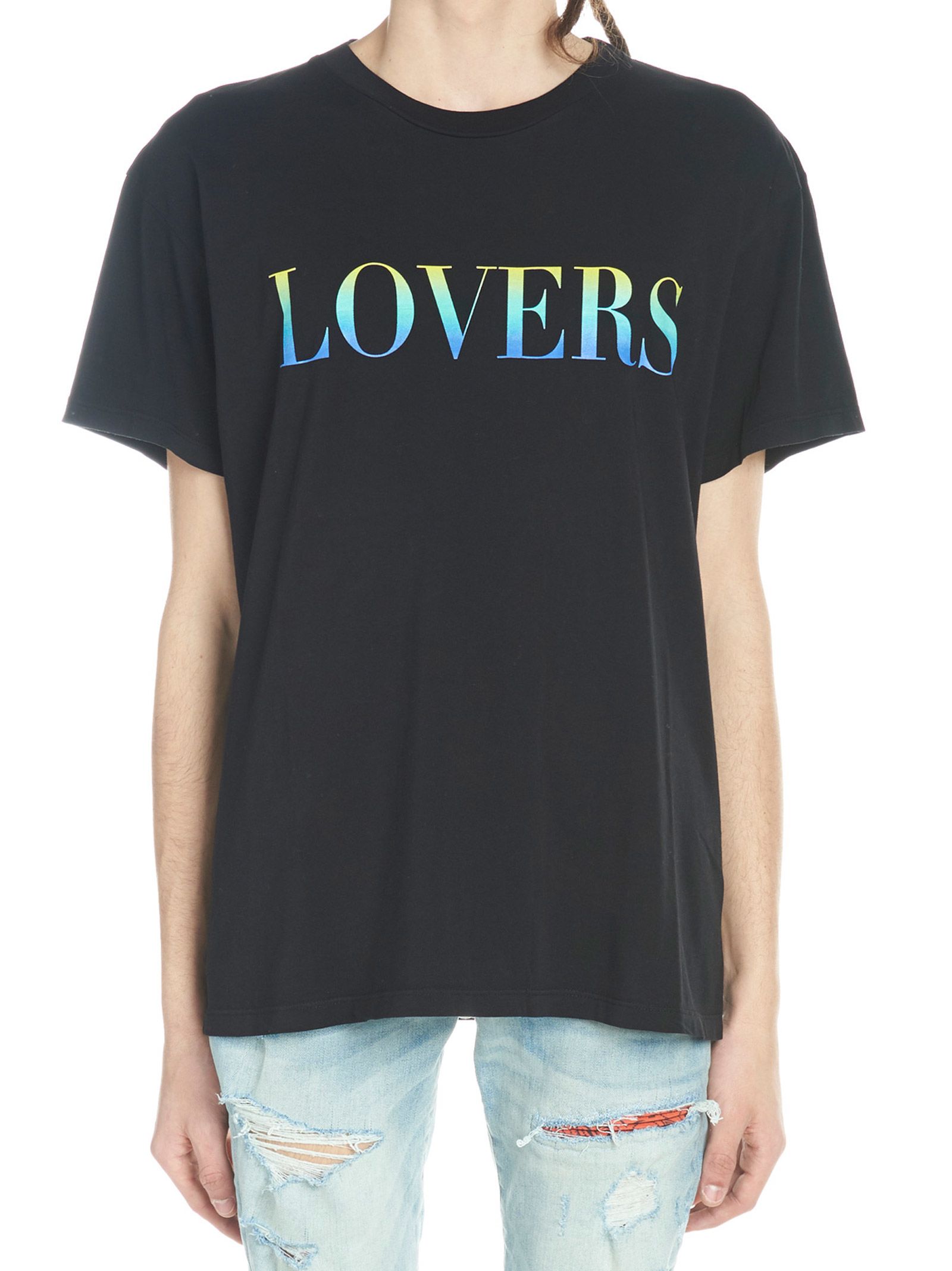 AMIRI Amiri 'lovers' T-shirt - Black - 10813036 | italist