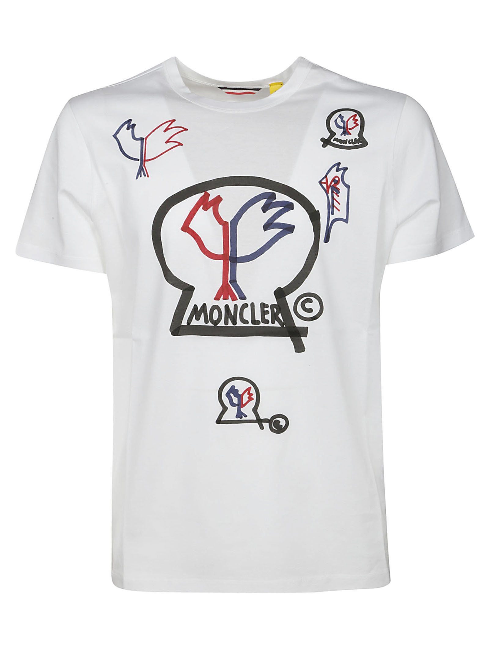 Moncler Moncler Logo Print T-shirt - White - 10693068 | italist