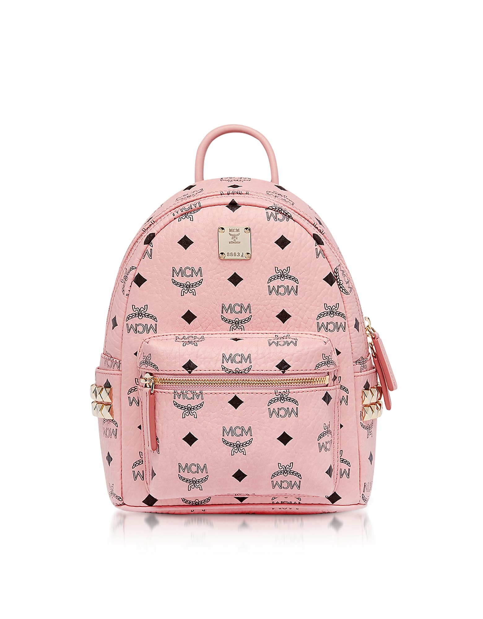 MCM Mcm Pink Mini Stark Backpack - Pink - 10822944 | italist
