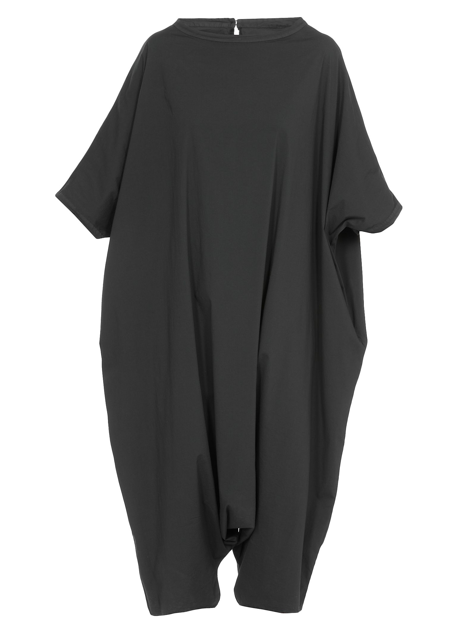 black cotton jumpsuit