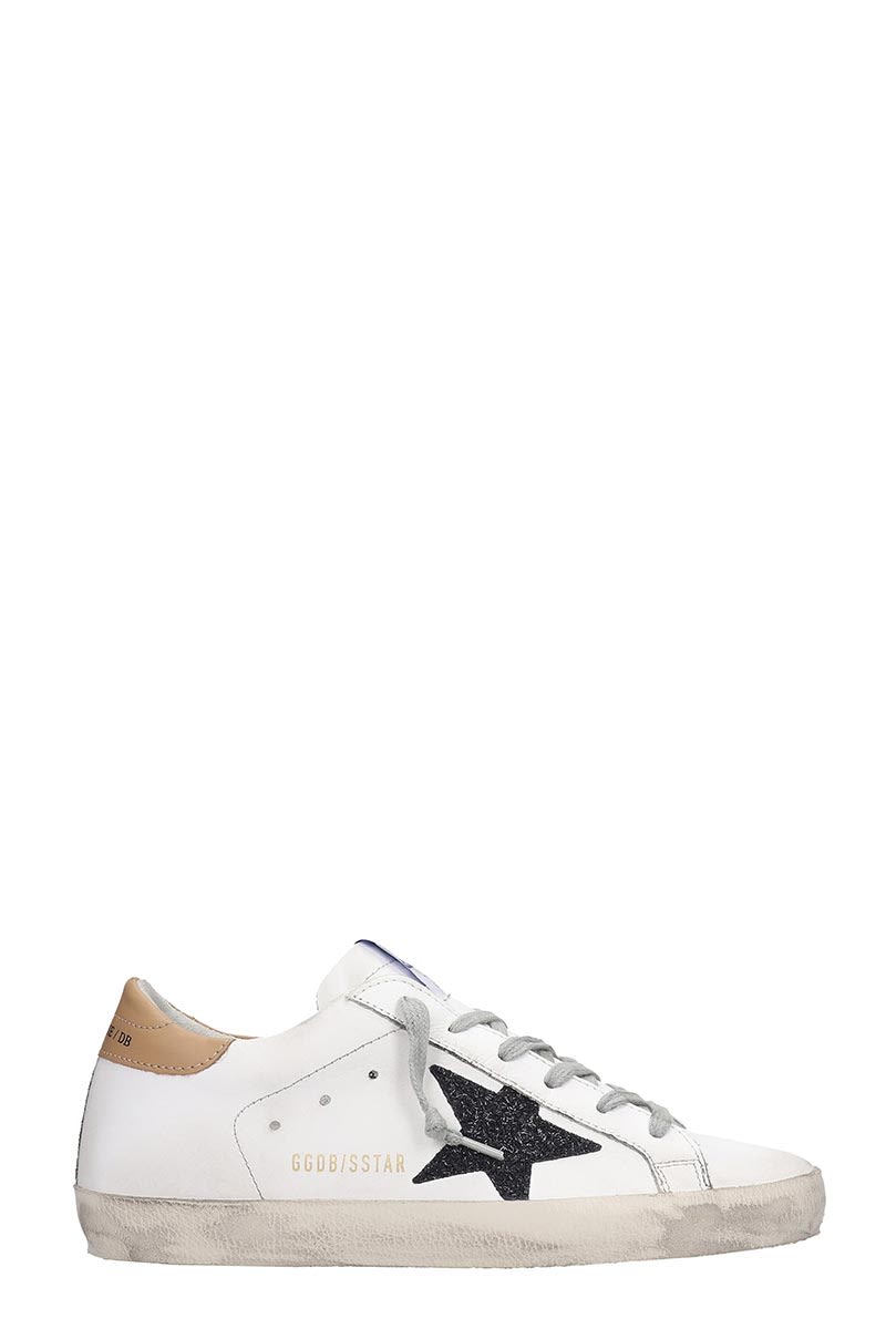 Golden Goose Superstar Sneakers In White Leather | ModeSens