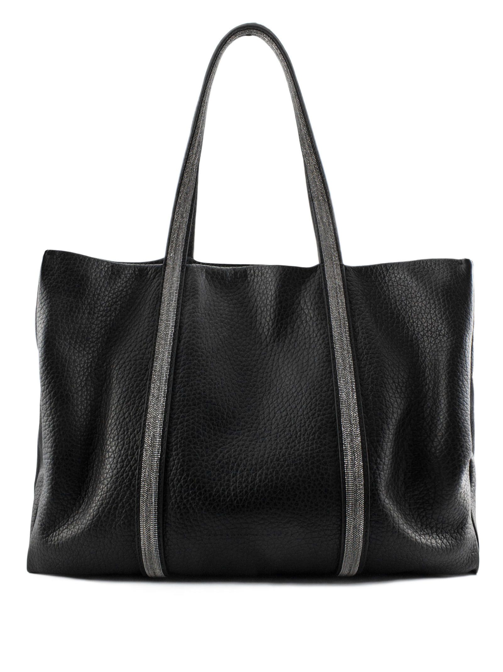 Fabiana Filippi Fabiana Filippi Soft Shoulder Bag In Black Leather ...