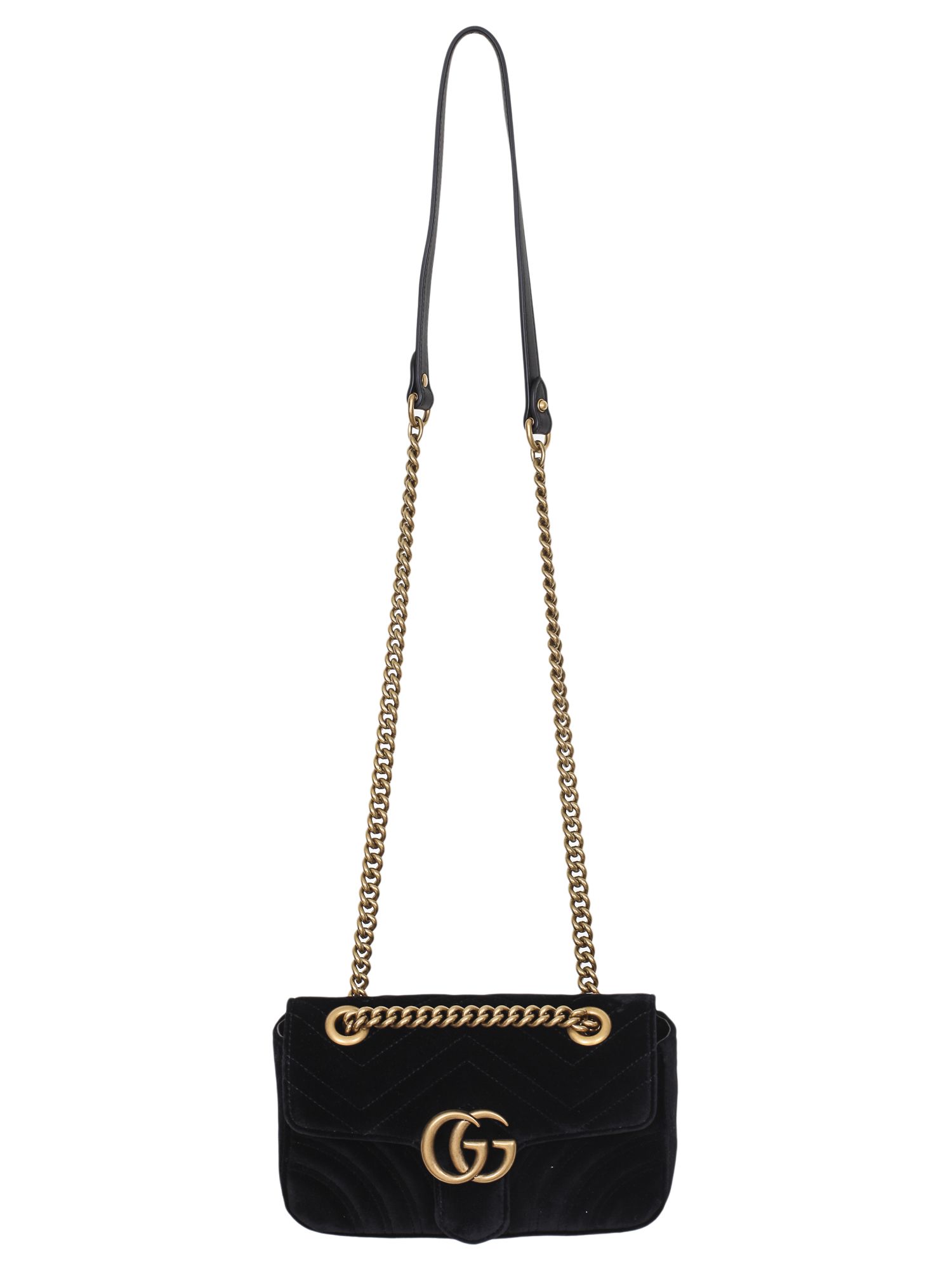 Gucci Gucci Marmont mini GG bag - Nero - 10818724 | italist