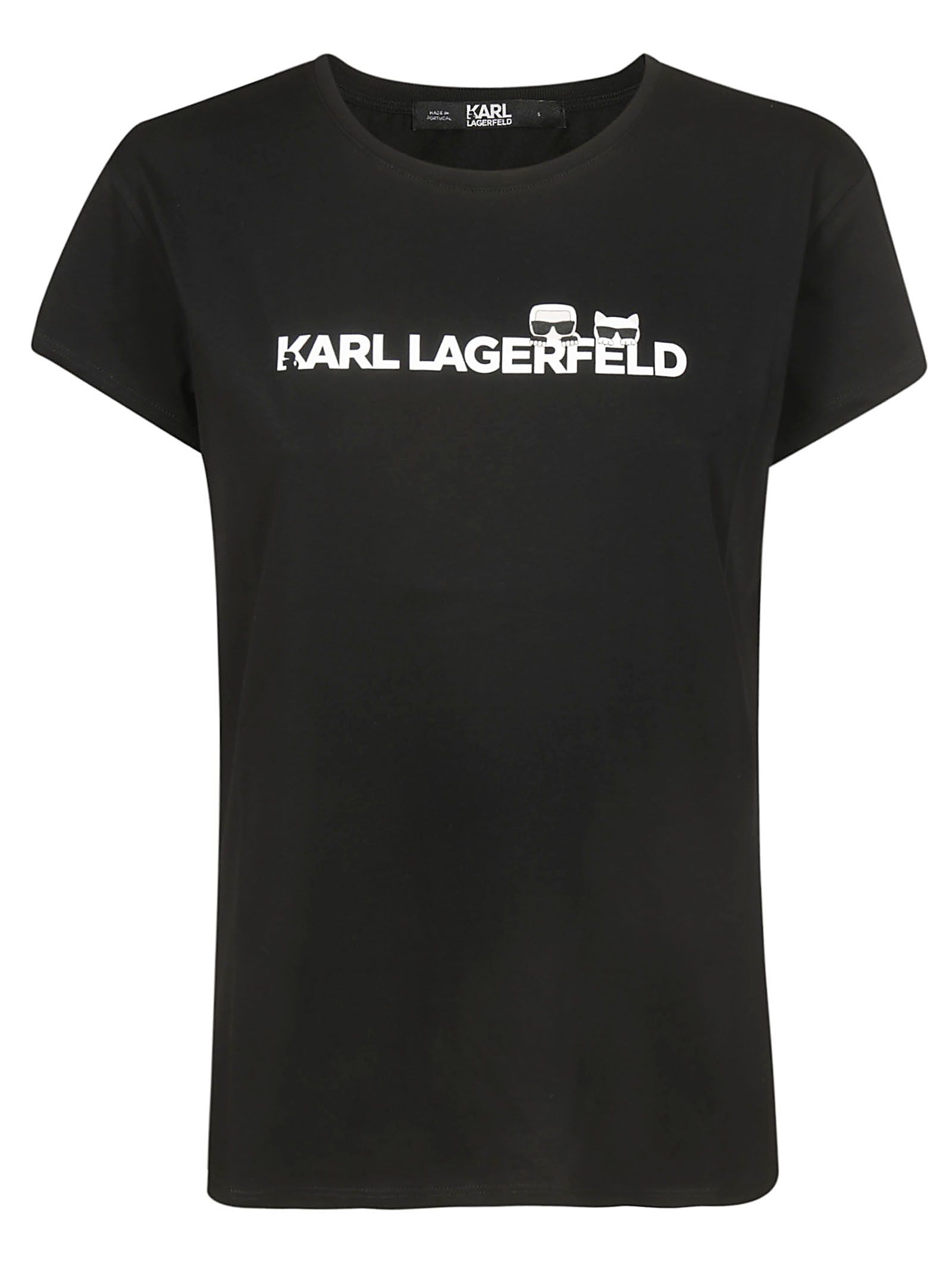 Karl Lagerfeld Karl Lagerfeld Classic Logo T-shirt - Nero - 10878901 ...