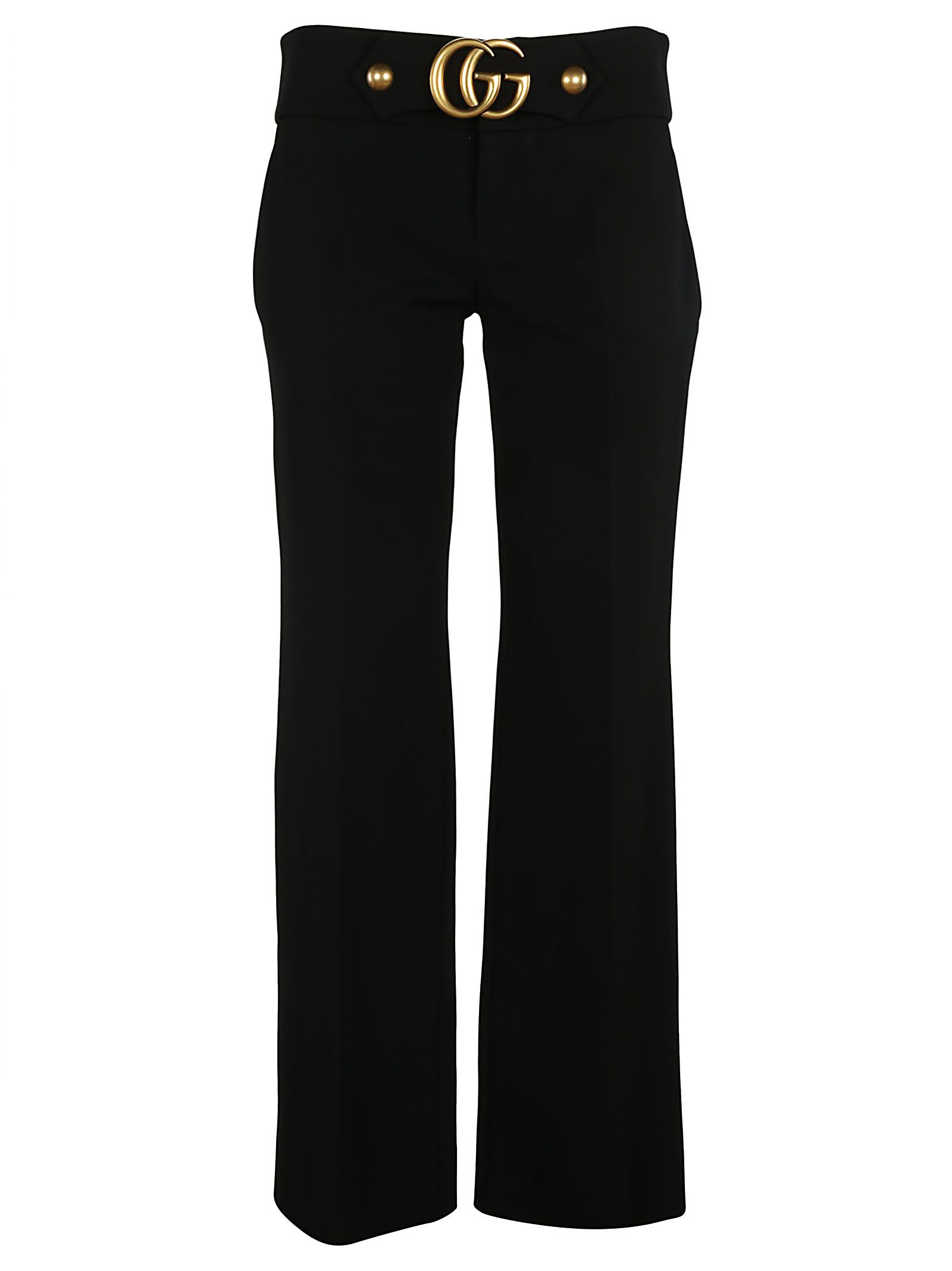 Gucci Gucci Gg Flared Trousers - black - 10551431 | italist