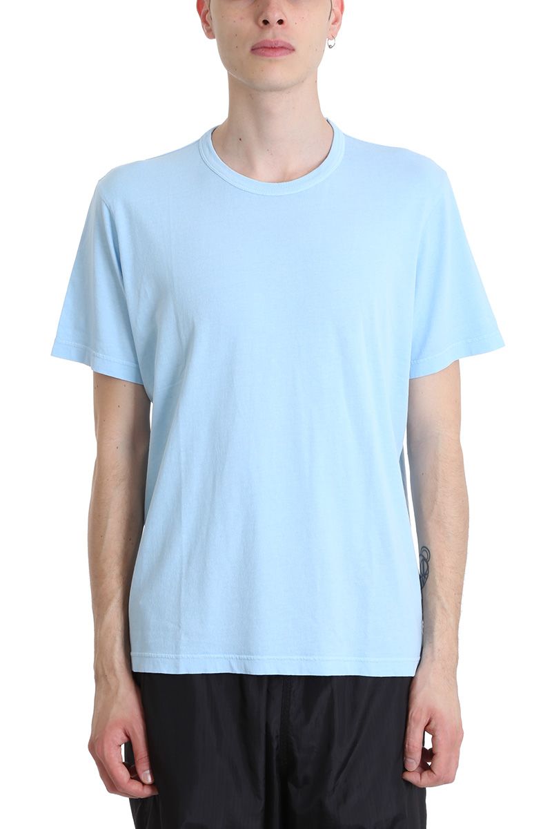 Our Legacy Our Legacy Light Blue Cotton T-shirt - cyan - 10631250 | italist