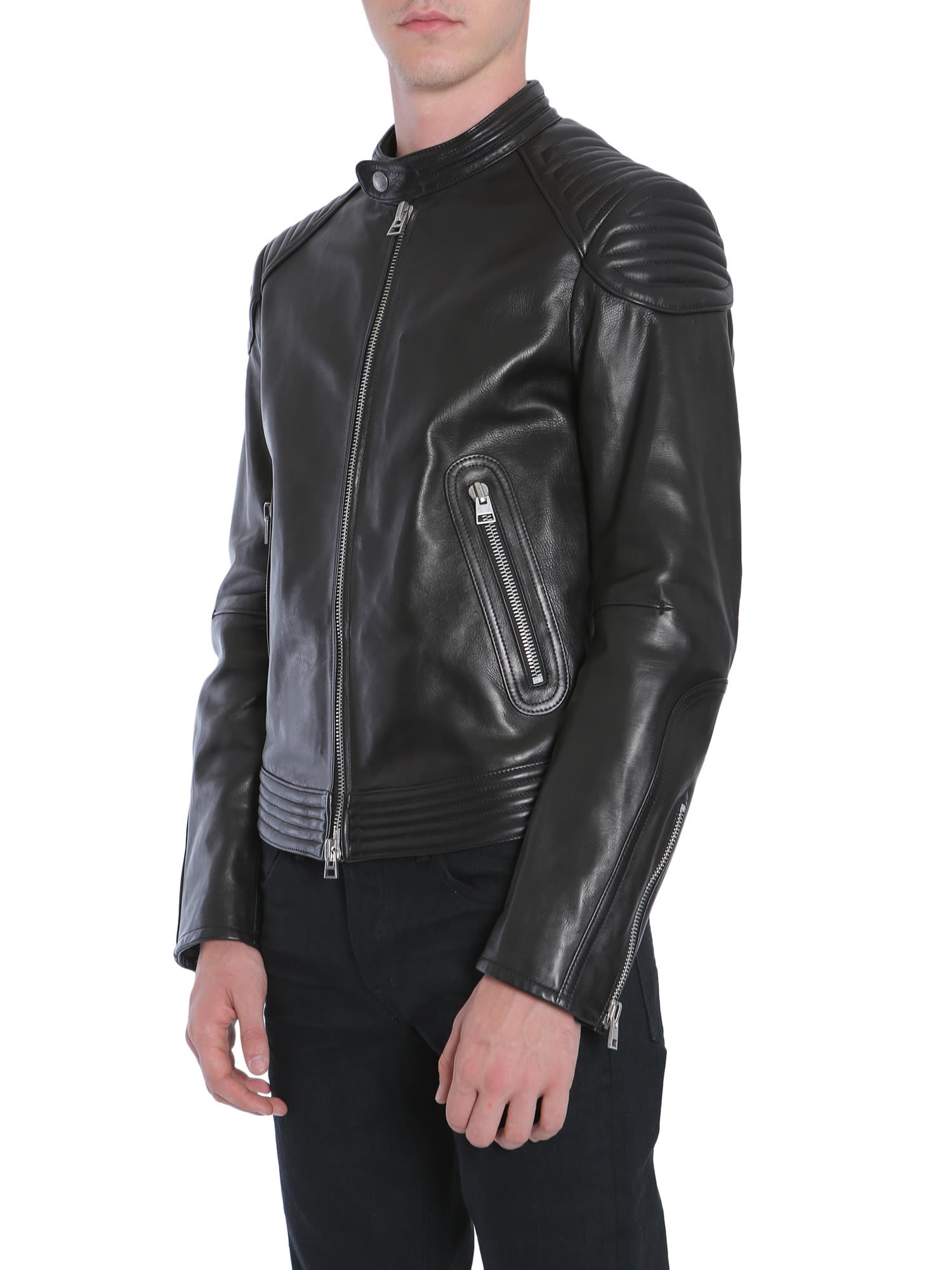 Tom Ford Biker Jacket Nero 10728120 Italist Tom Ford Biker Jacket Nero