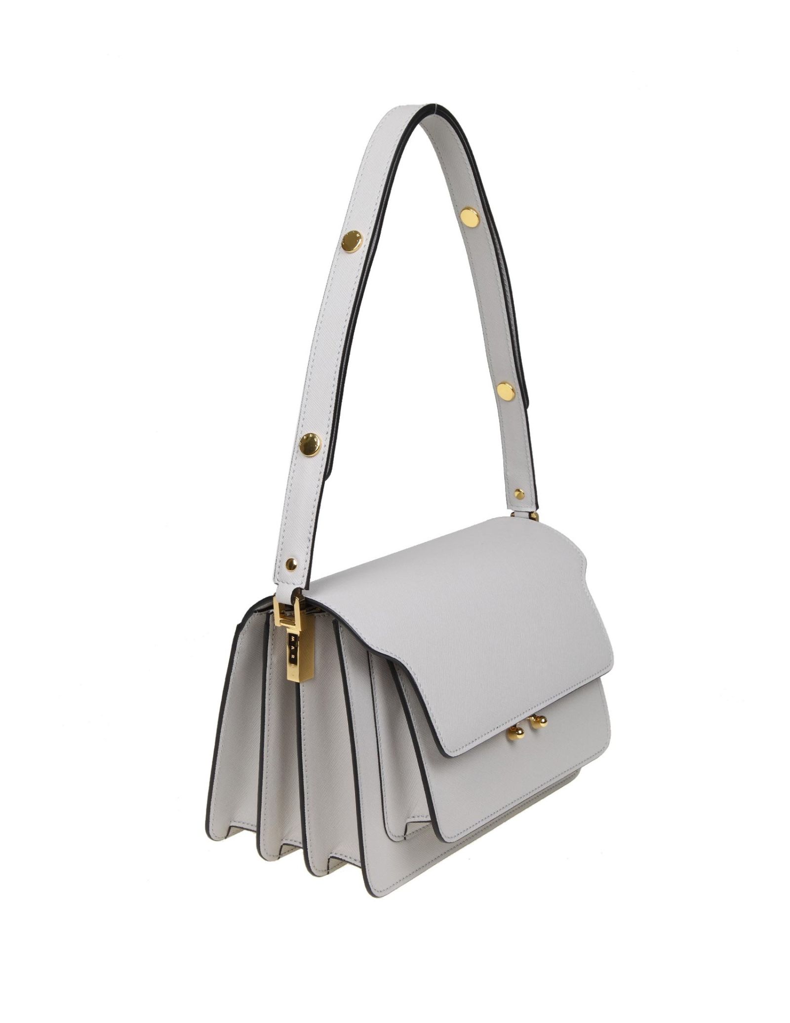 Marni Marni Trunk Bag In Leather - Light grey - 10807705 | italist