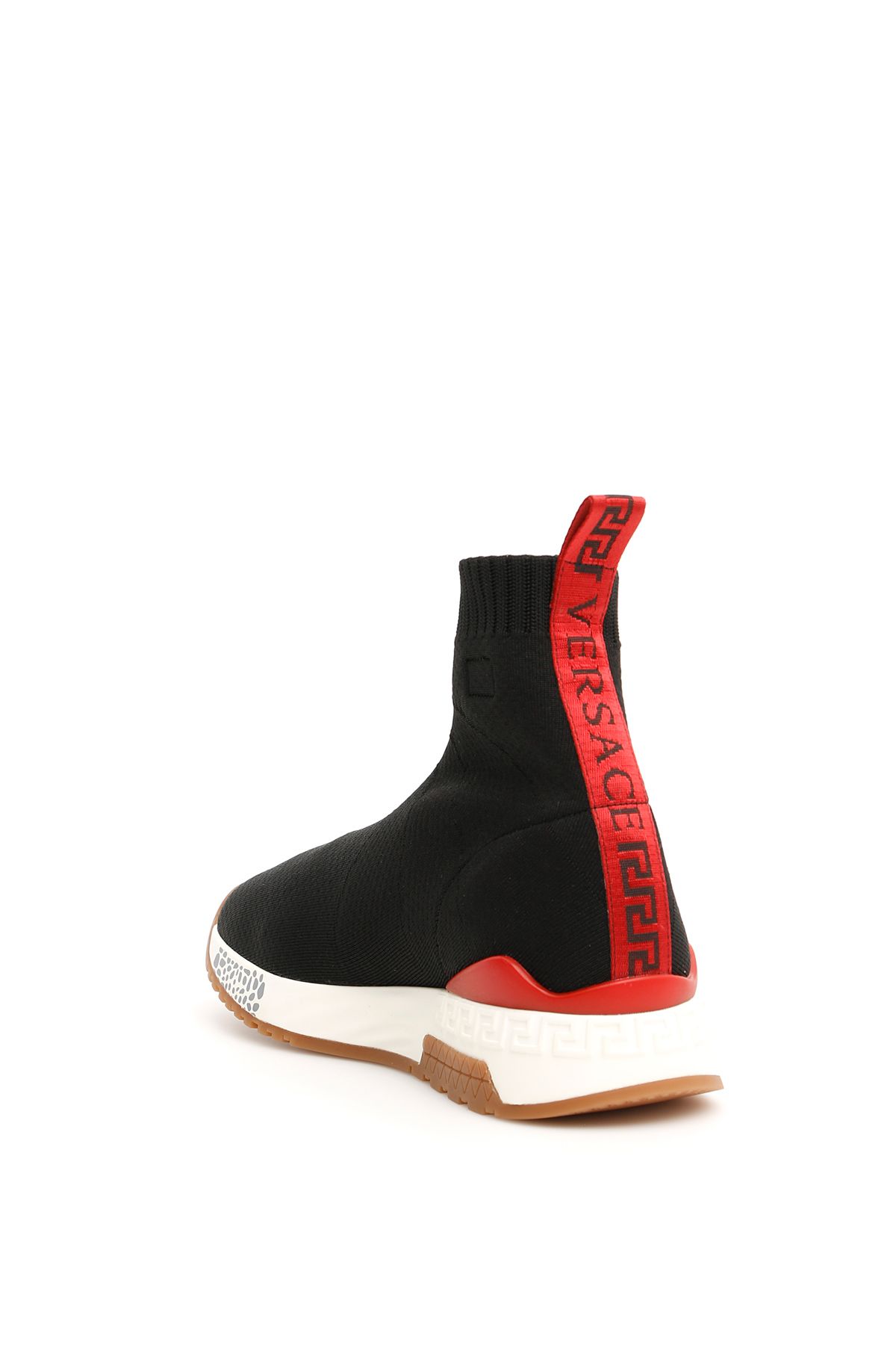 Versace Versace Hercules Sock Sneakers - NERO GERANIO (Black) - 10789939 | italist