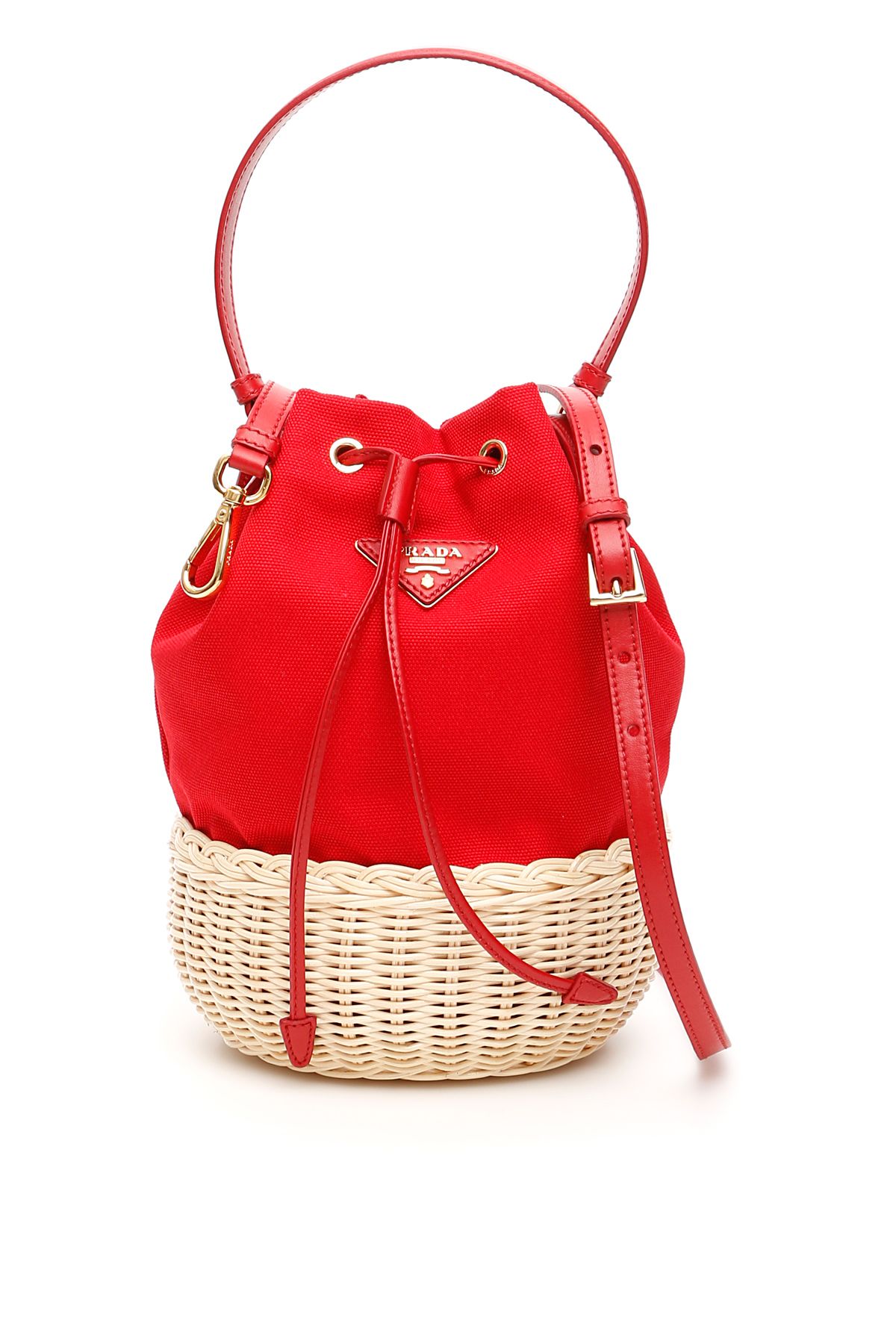 prada mini bucket