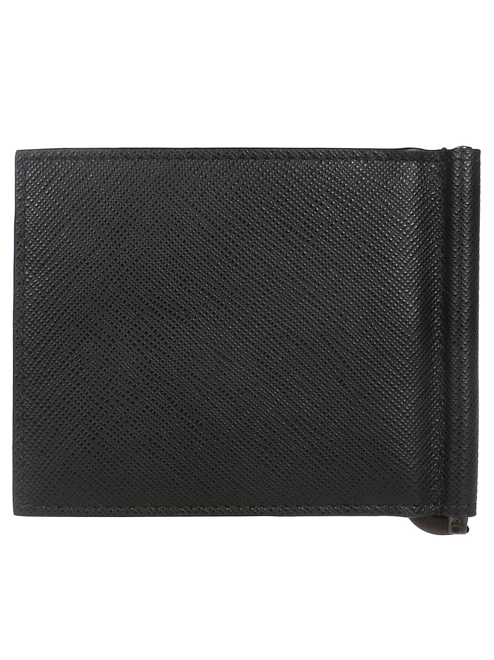 prada card holder money clip