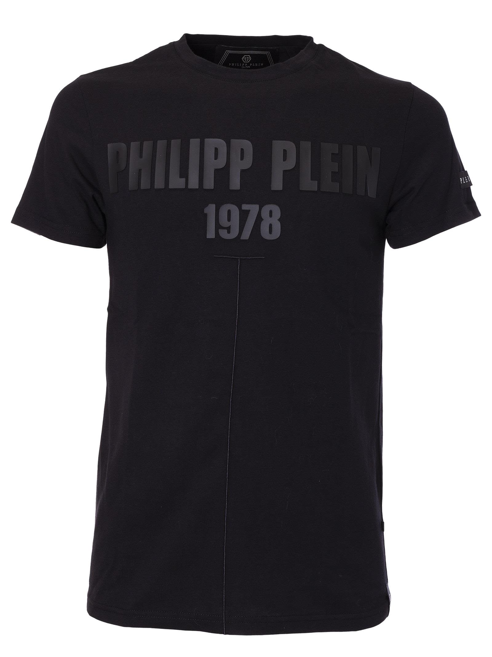 Philipp Plein Philipp Plein Printed Logo T-shirt - Black/black ...