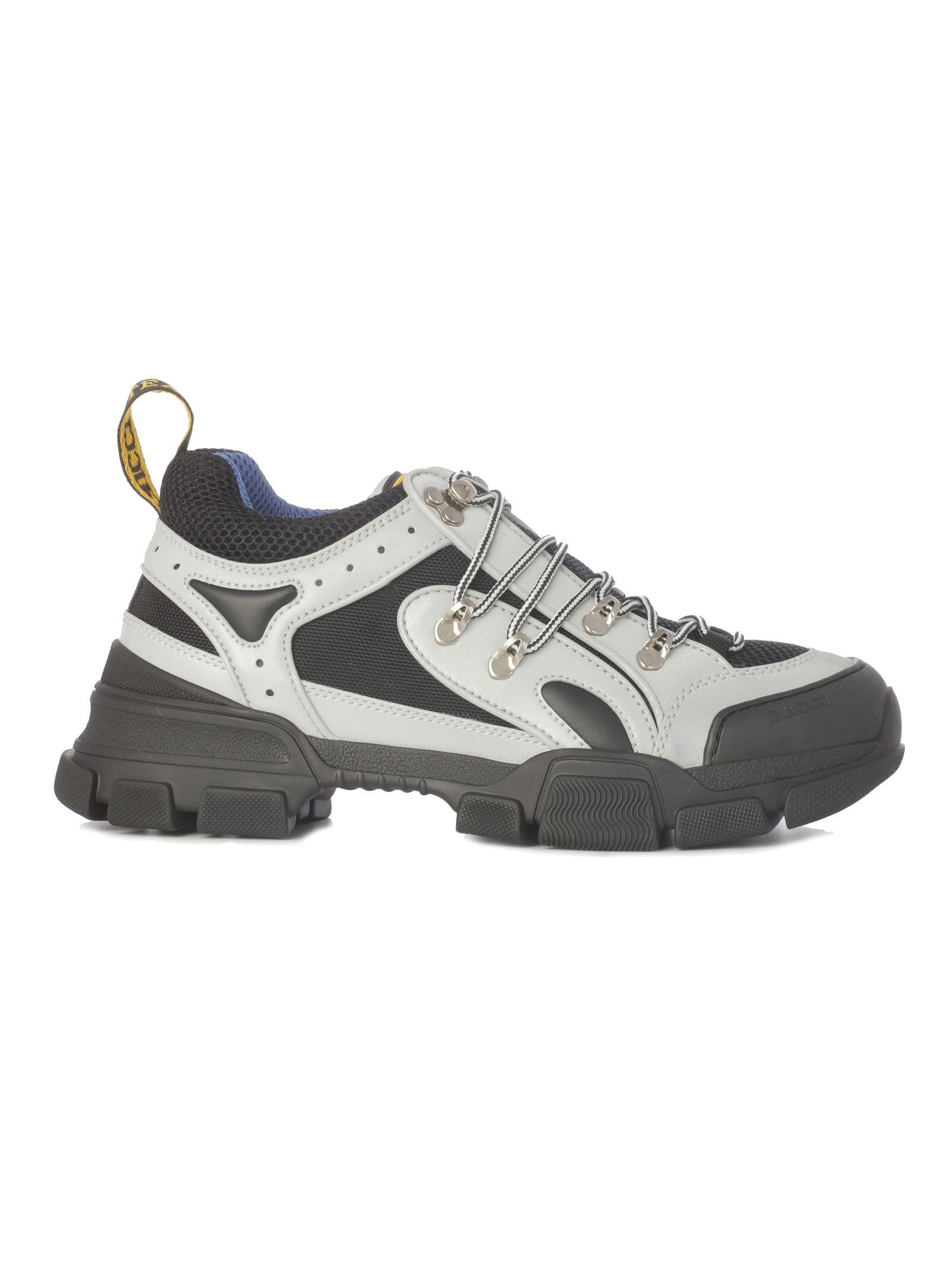 Gucci Gucci Flashtrek Hiking Sneakers - Silver Black - 10785198 | italist