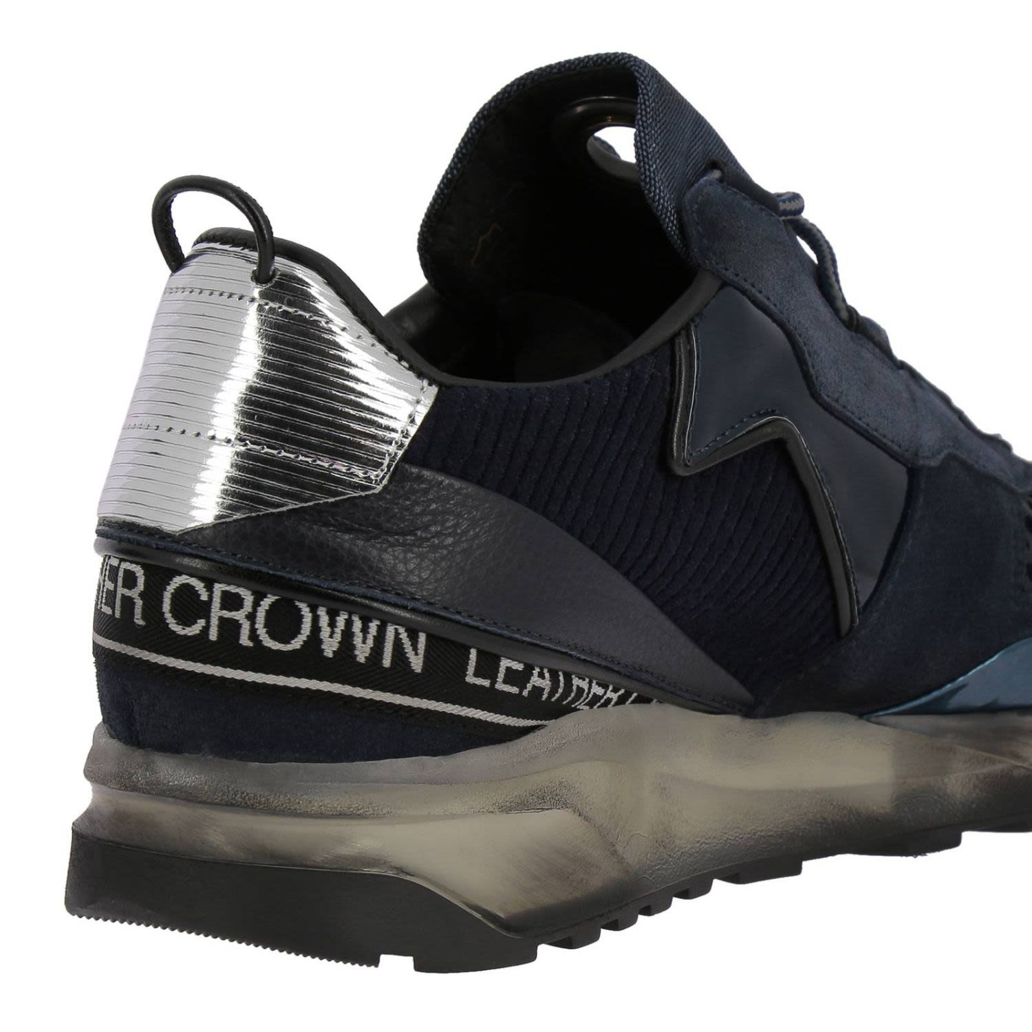 sneakers leather crown online