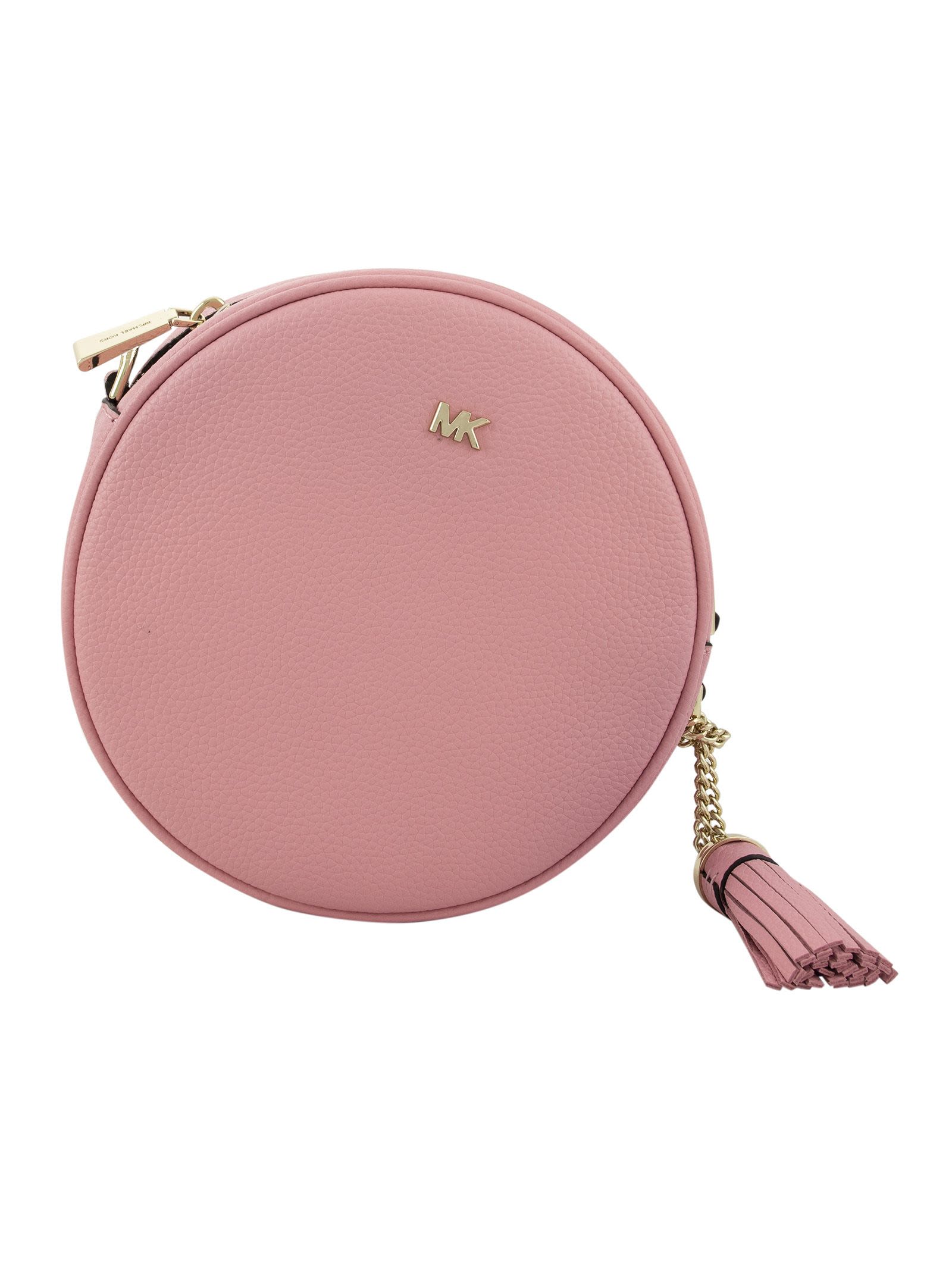 Michael Kors Michael Kors Embellished Round Shoulder Bag - Carnation ...