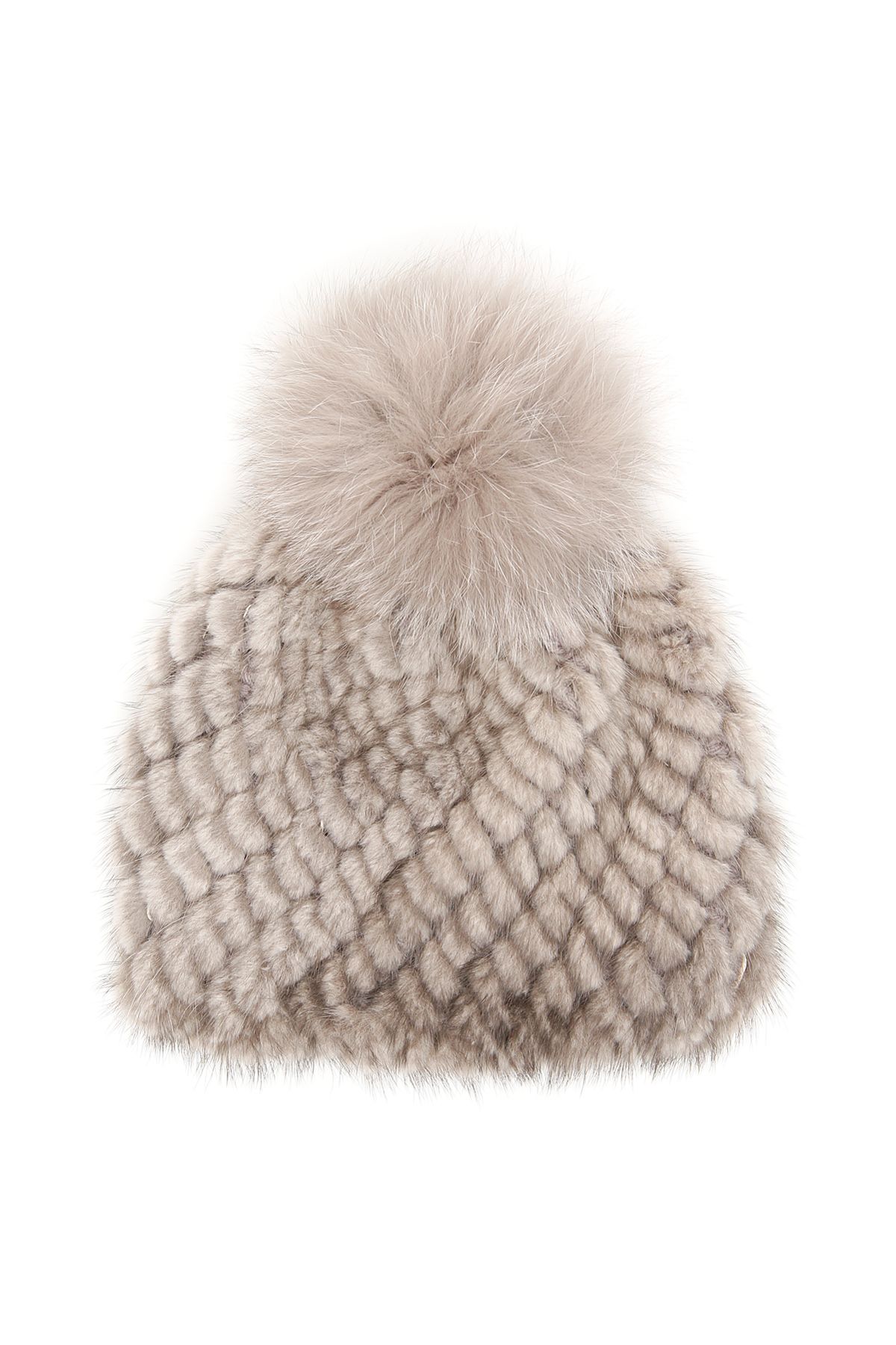 Max Mara Mink Fur Hat In Grigio Chiaro (grey) | ModeSens