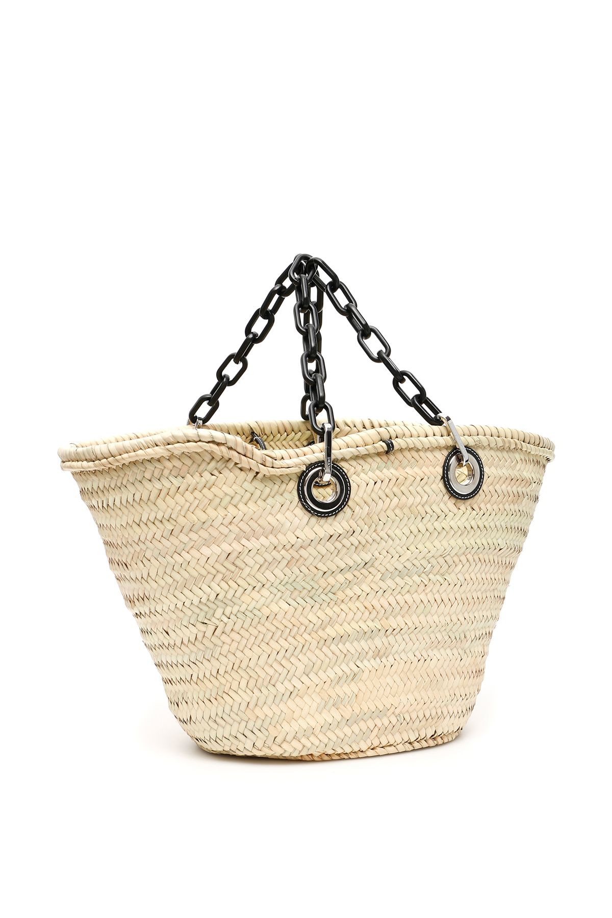 Loewe Loewe Large Wicker Bag With Chain - Basic - 10903218 | italist