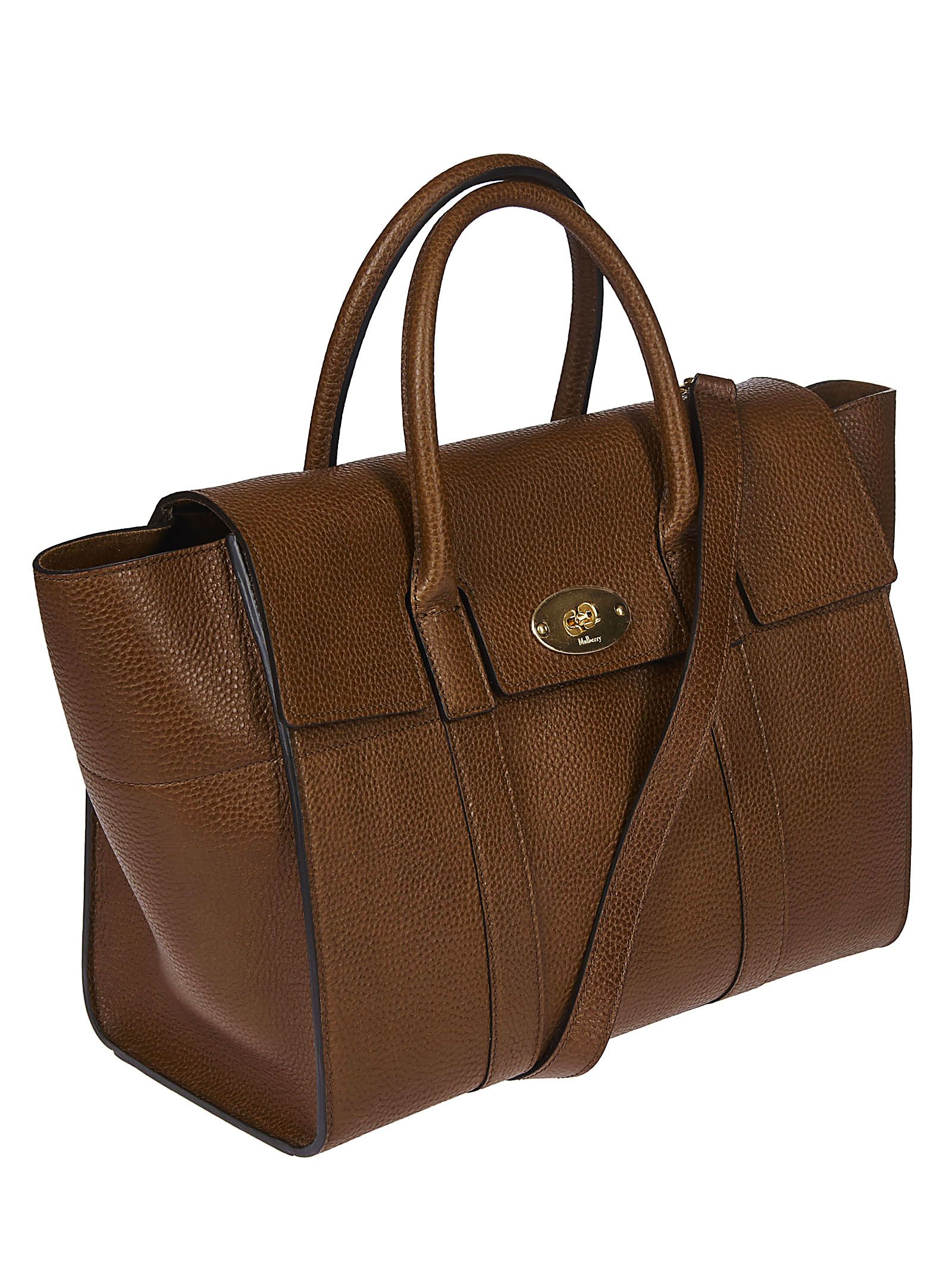 Mulberry Mulberry Fold-over Closure Tote - Brown - 10829497 | italist
