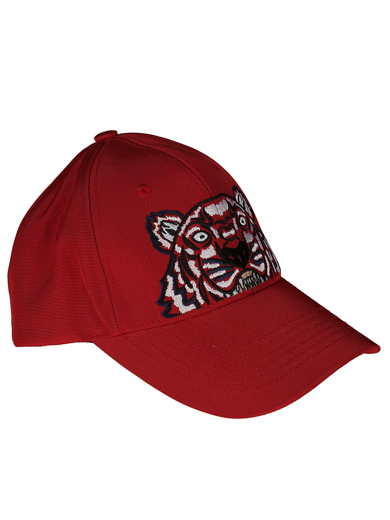 Kenzo Kenzo Tiger Canvas Cap - red - 10676491 | italist