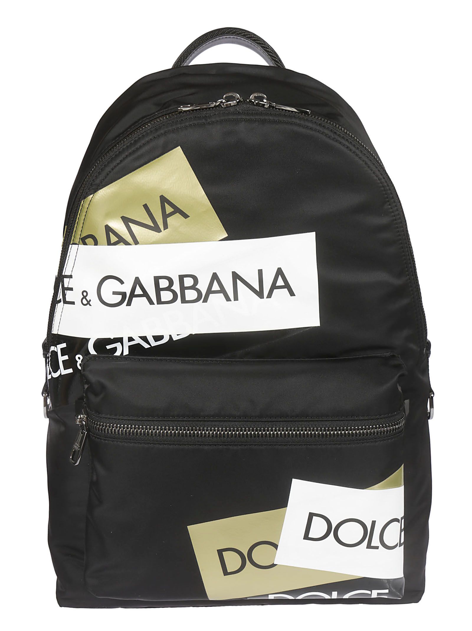 Dolce & Gabbana Dolce & Gabbana Logo Backpack - Nero Multicolor ...