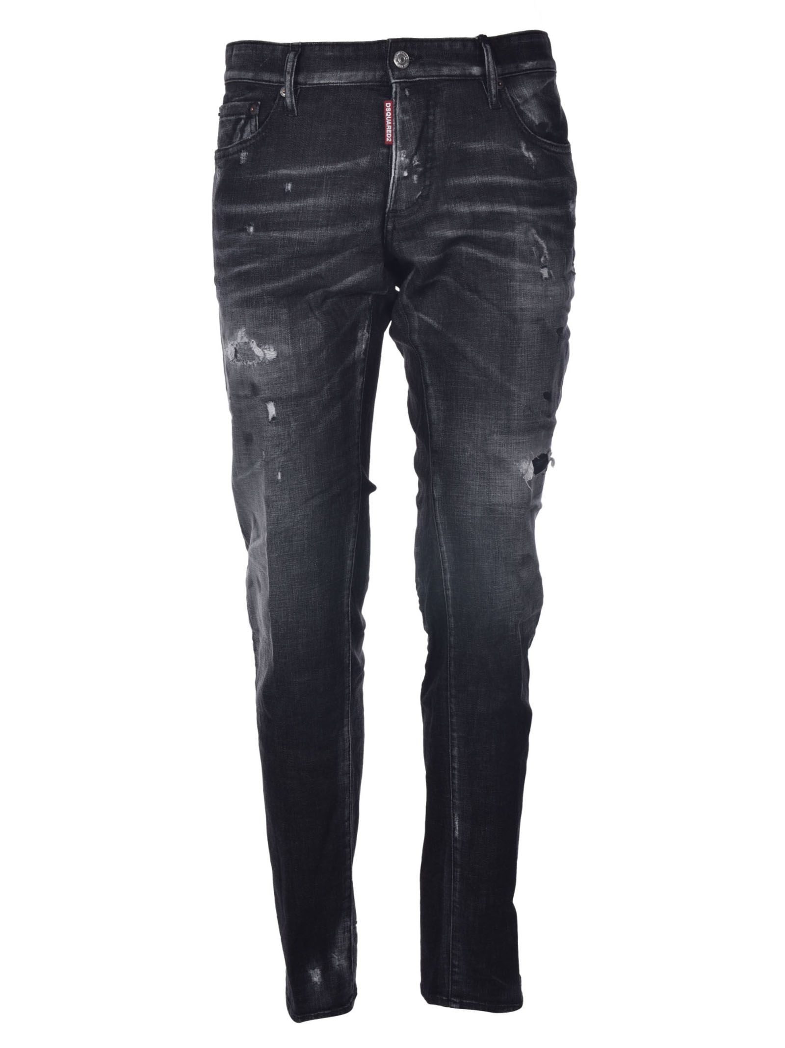 Dsquared2 Dsquared2 Distressed Jeans - Black - 10645785 | italist