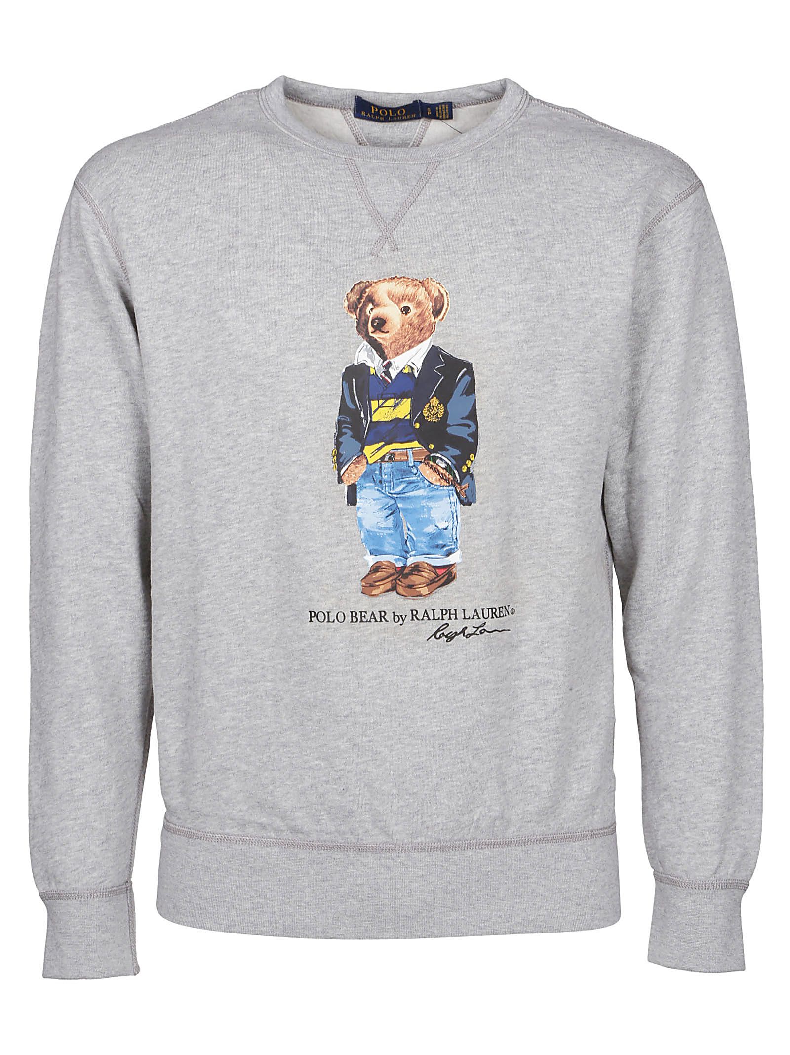 Ralph Lauren Ralph Lauren Polo Bear Sweatshirt - Grey Heather ...