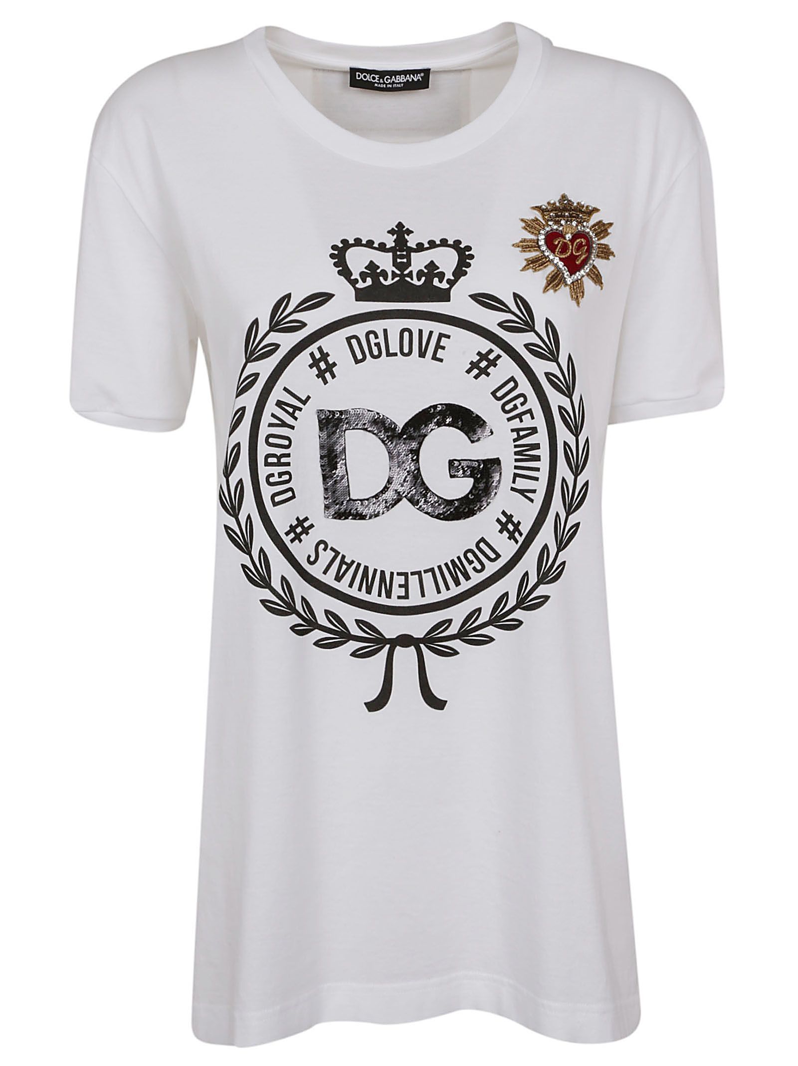 Dolce & Gabbana Dolce & Gabbana Logo T-shirt - WHITE - 10838084 | italist