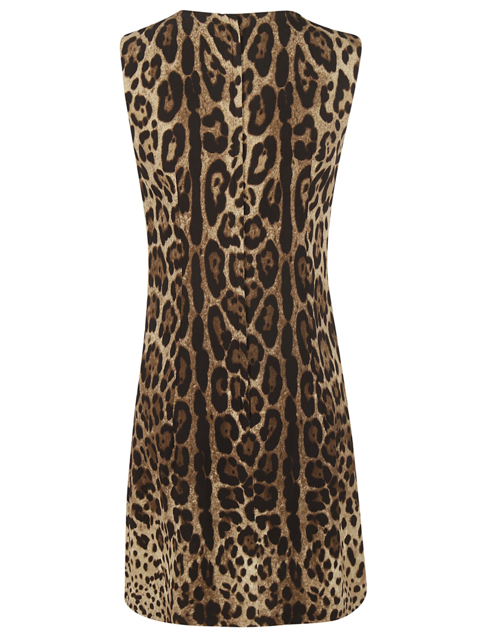 Dolce & Gabbana Dolce & Gabbana Leopard Print Dress - leopard print ...