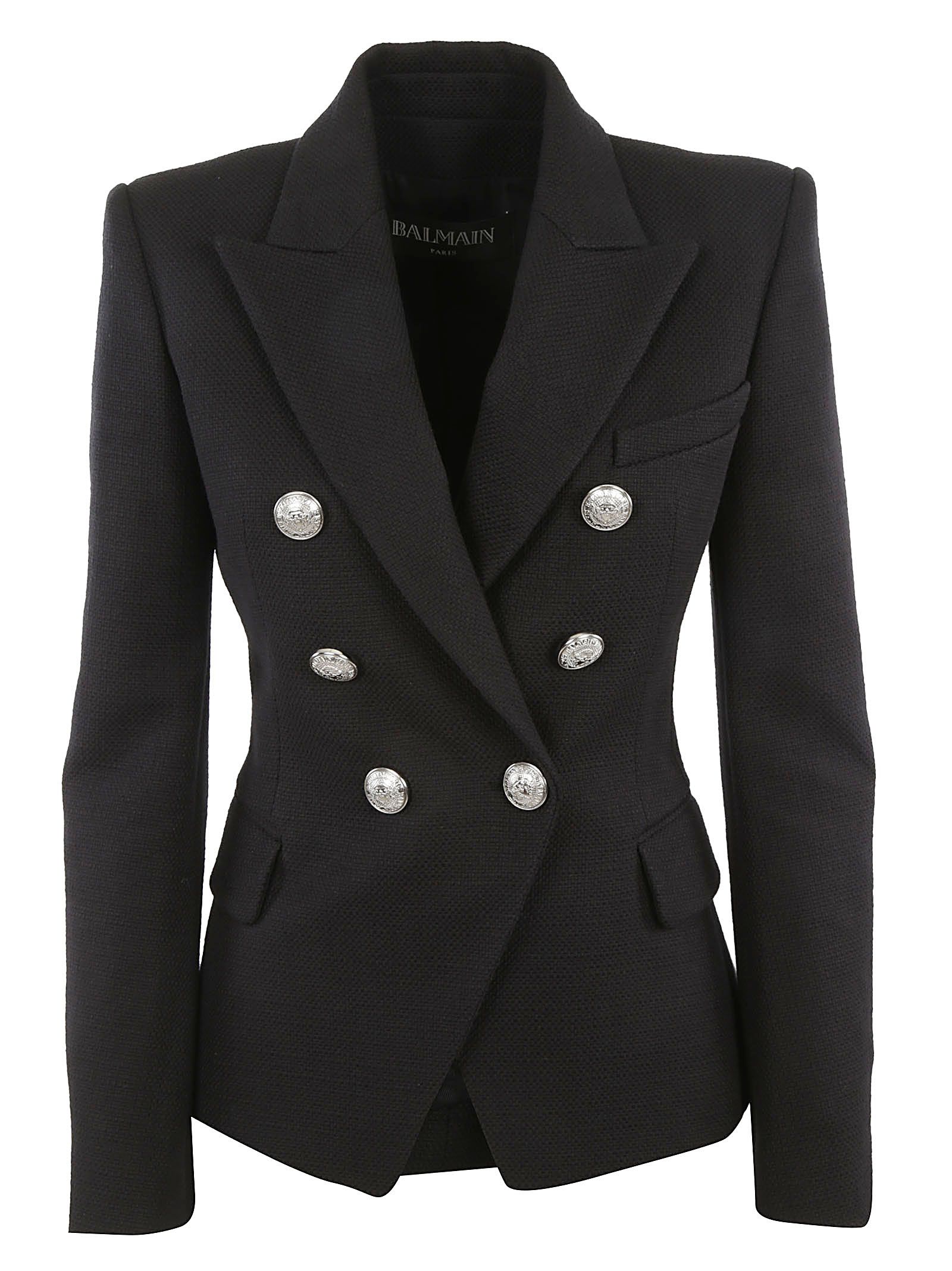 Balmain Balmain Button Embellished Blazer - Black - 10924225 | italist