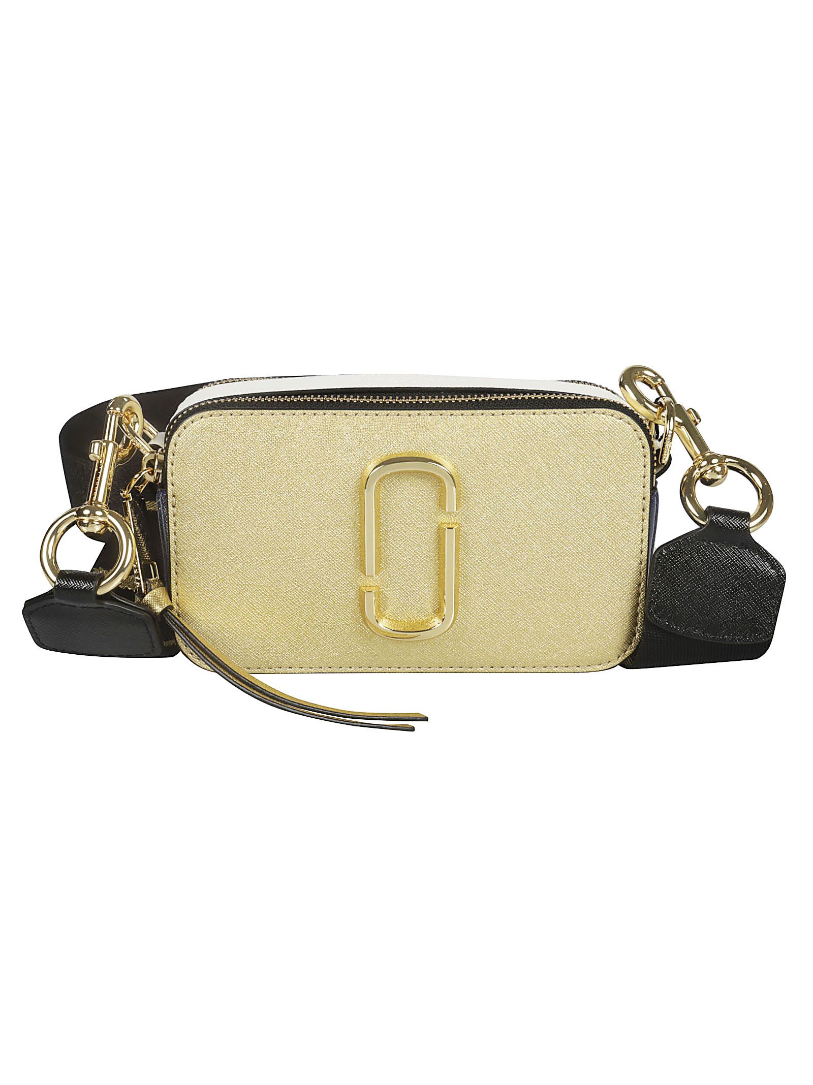 Marc Jacobs Marc Jacobs Logo Snapshot Shoulder Bag - Gold/Multicolor ...