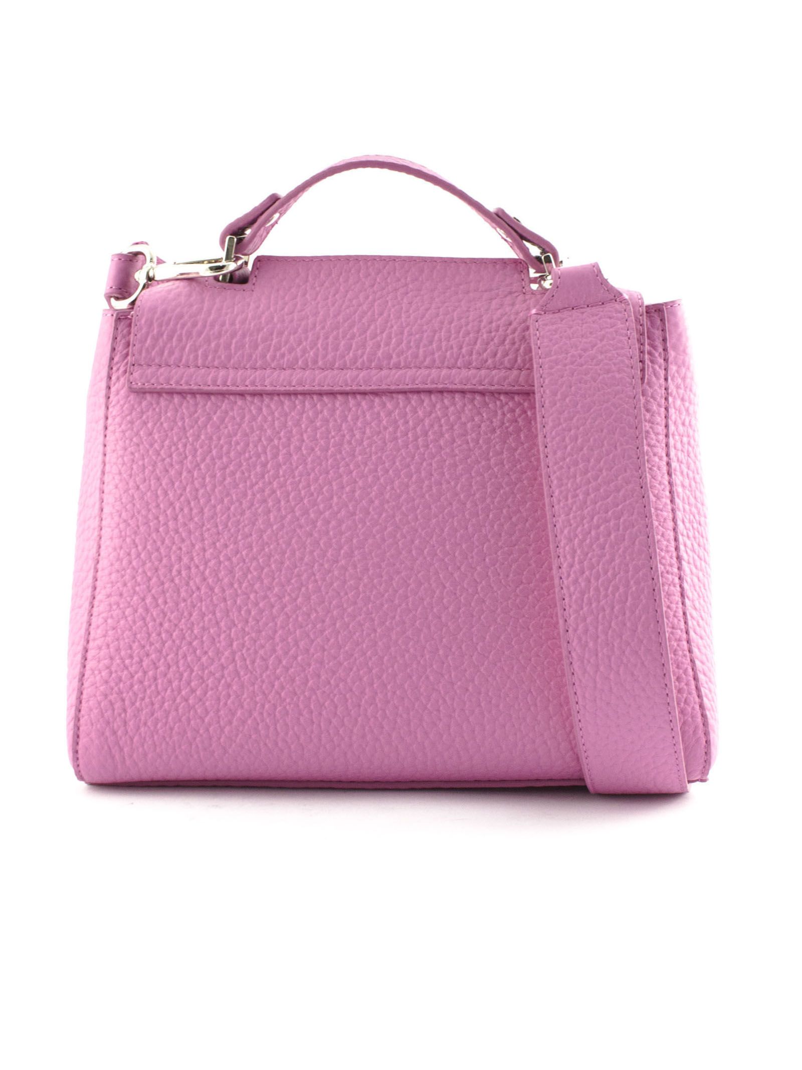 Orciani Orciani Sveva Small Pink Leather Handbag - Fuxia - 10786174 | italist