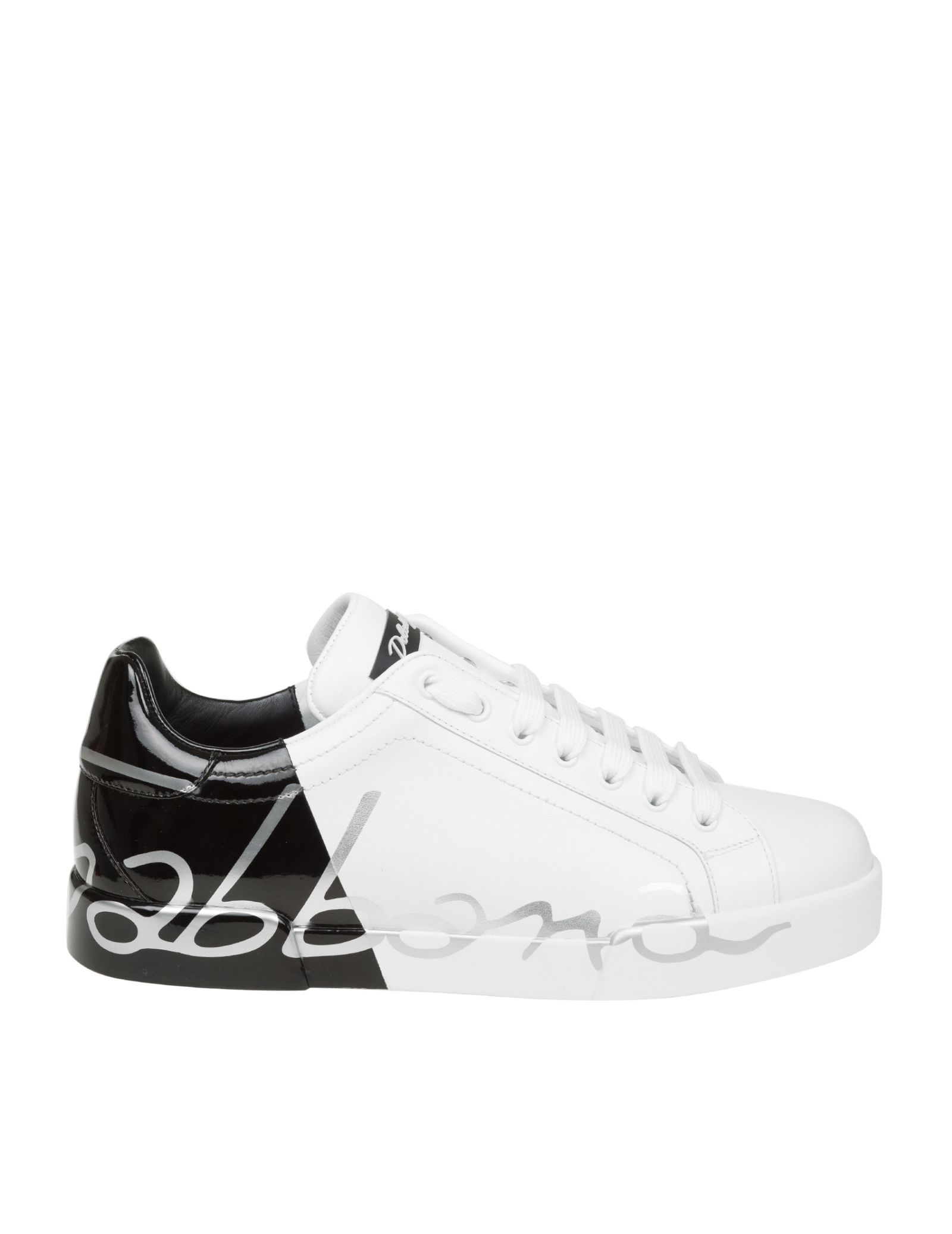 Dolce & Gabbana Dolce & Gabbana Sneakers In Black And White Leather ...